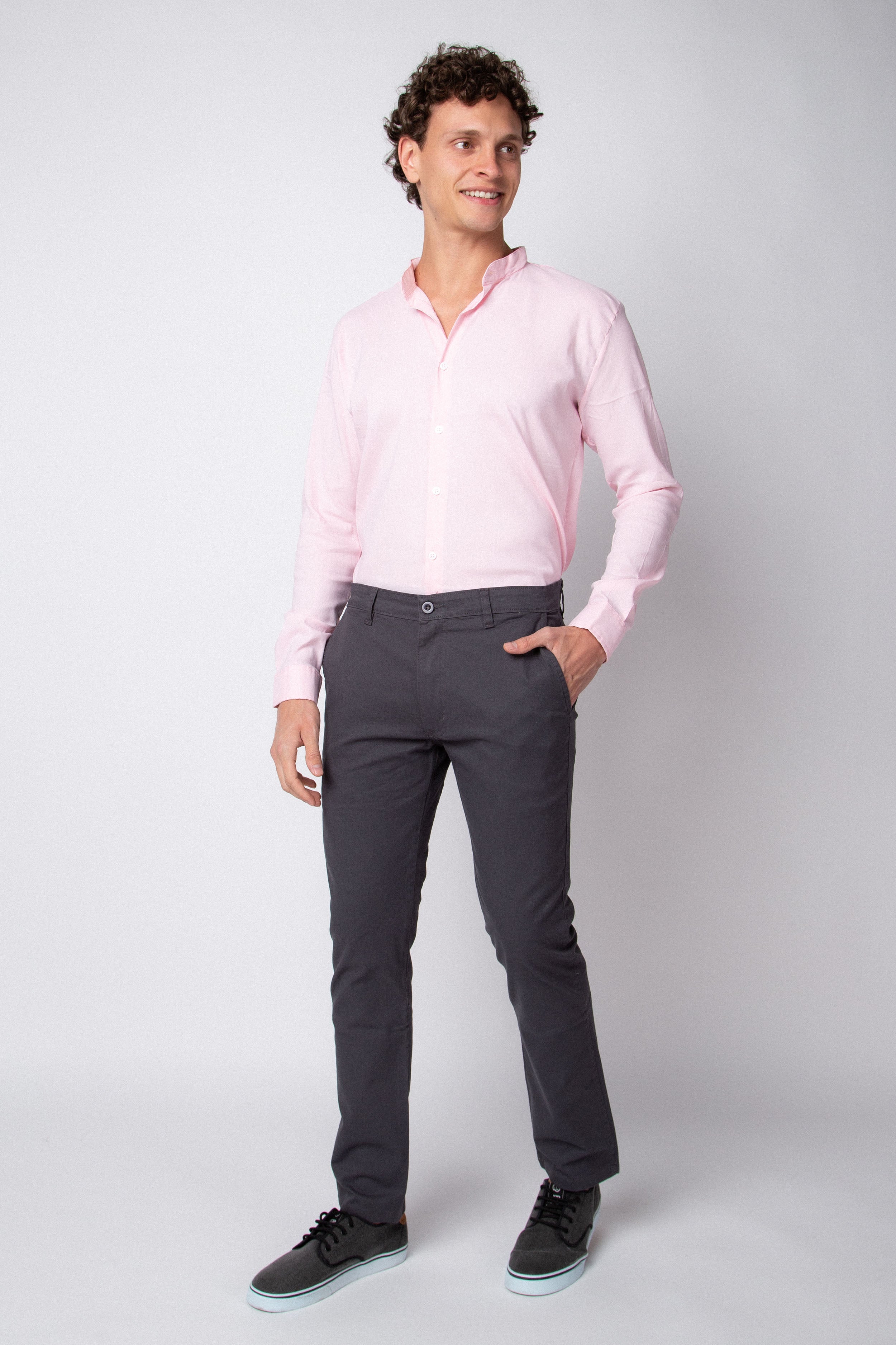 Camisa Manga Larga Mao Rosa