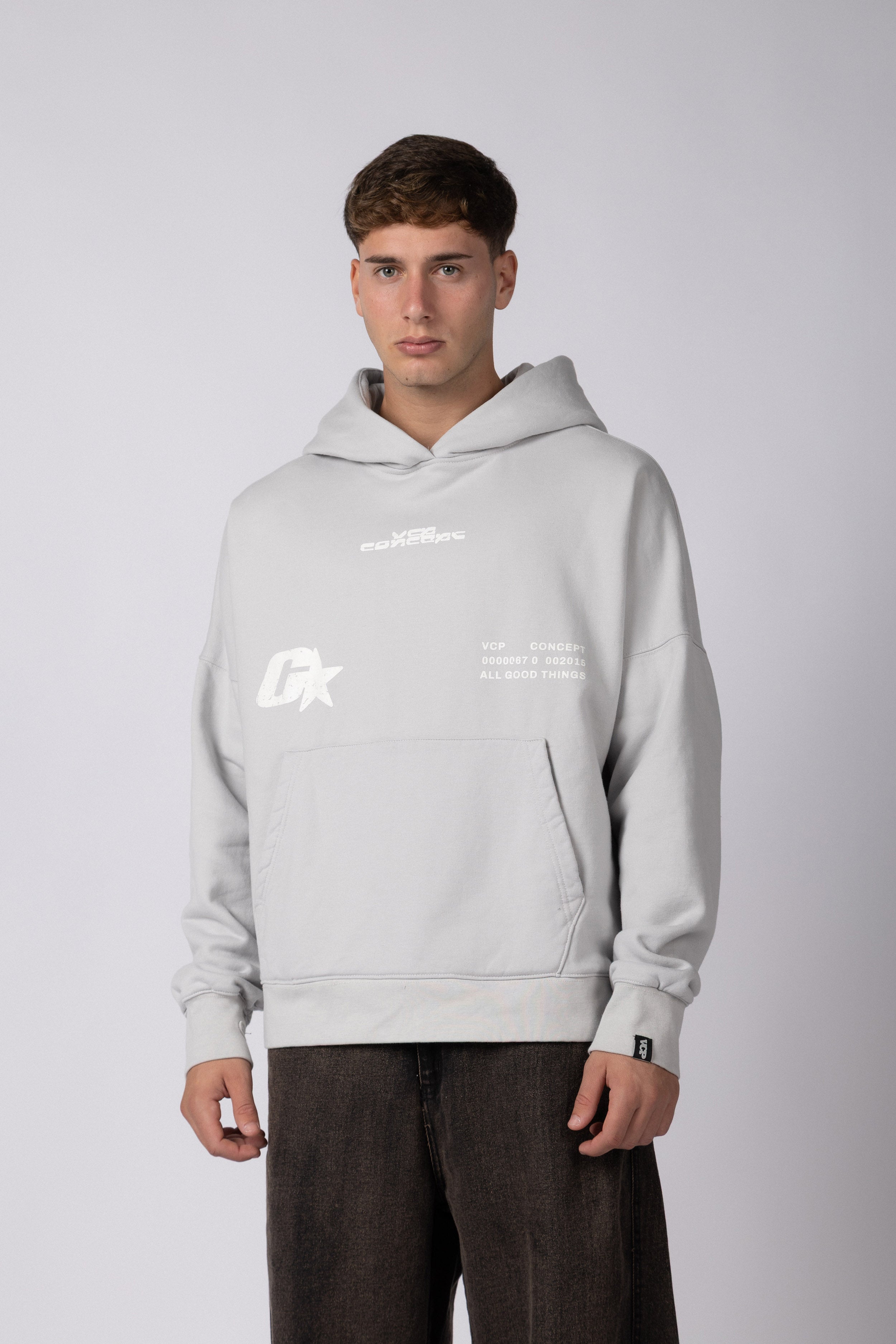 Buzo Canguro Flok Genesis Gris