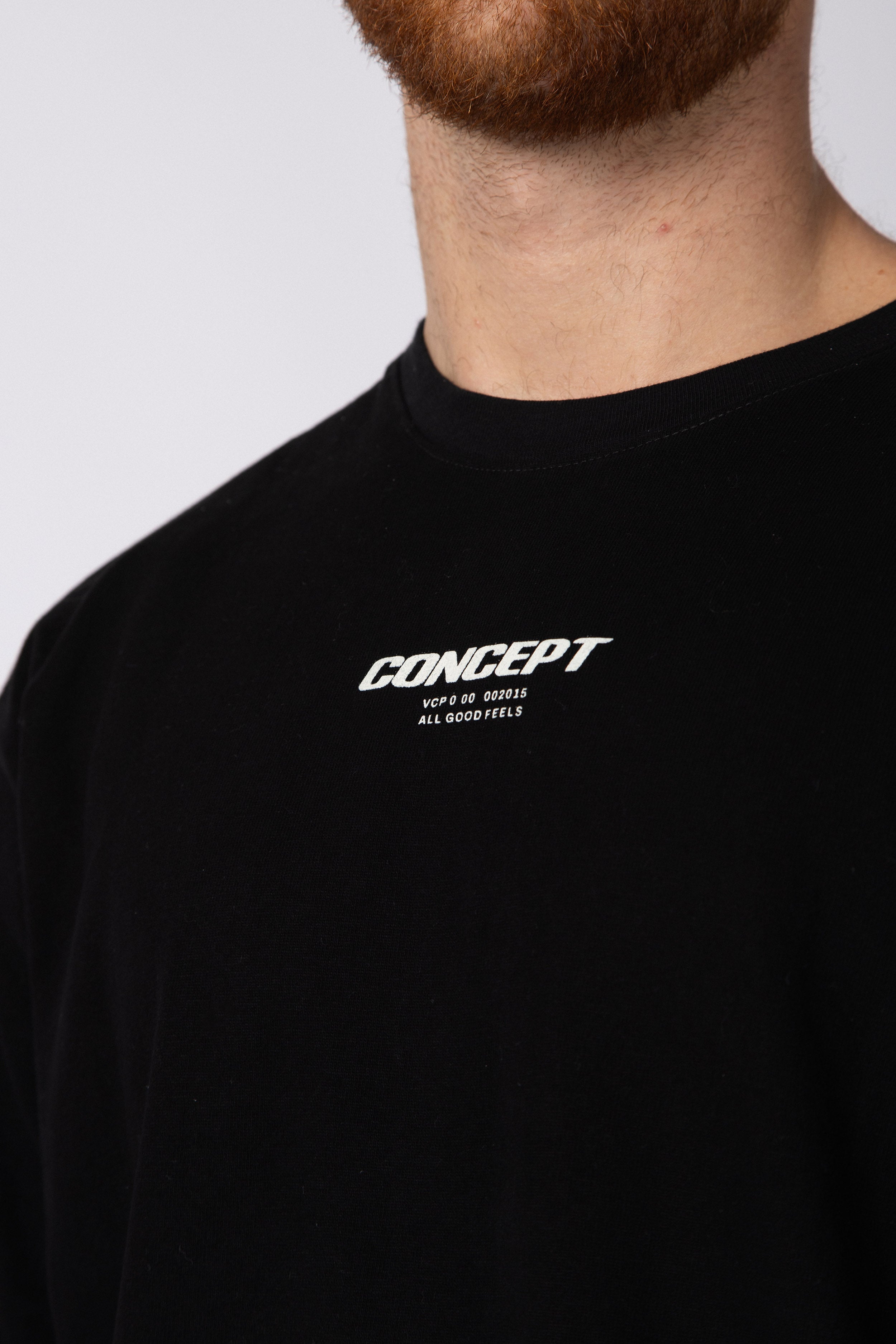 Remera Over Rhy Grid Negra