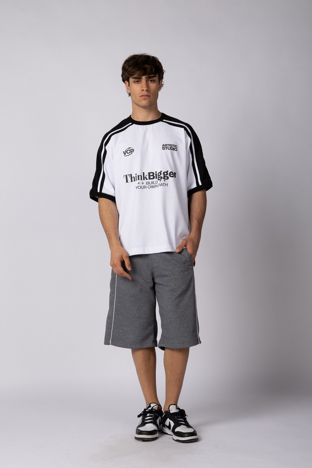 Bermuda Baggy Fena Gris