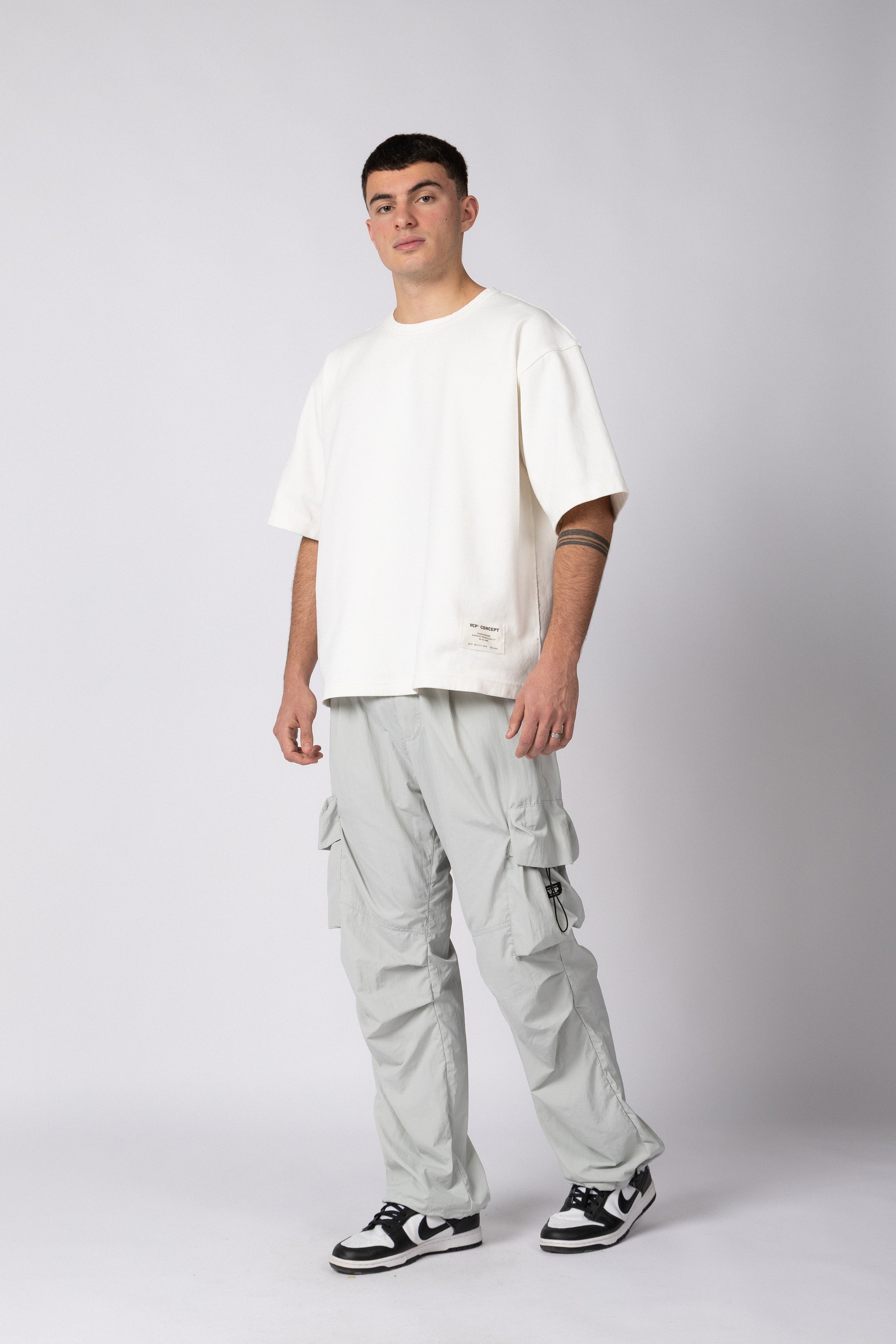 Pantalon Cargo Baggy Hardy Gris