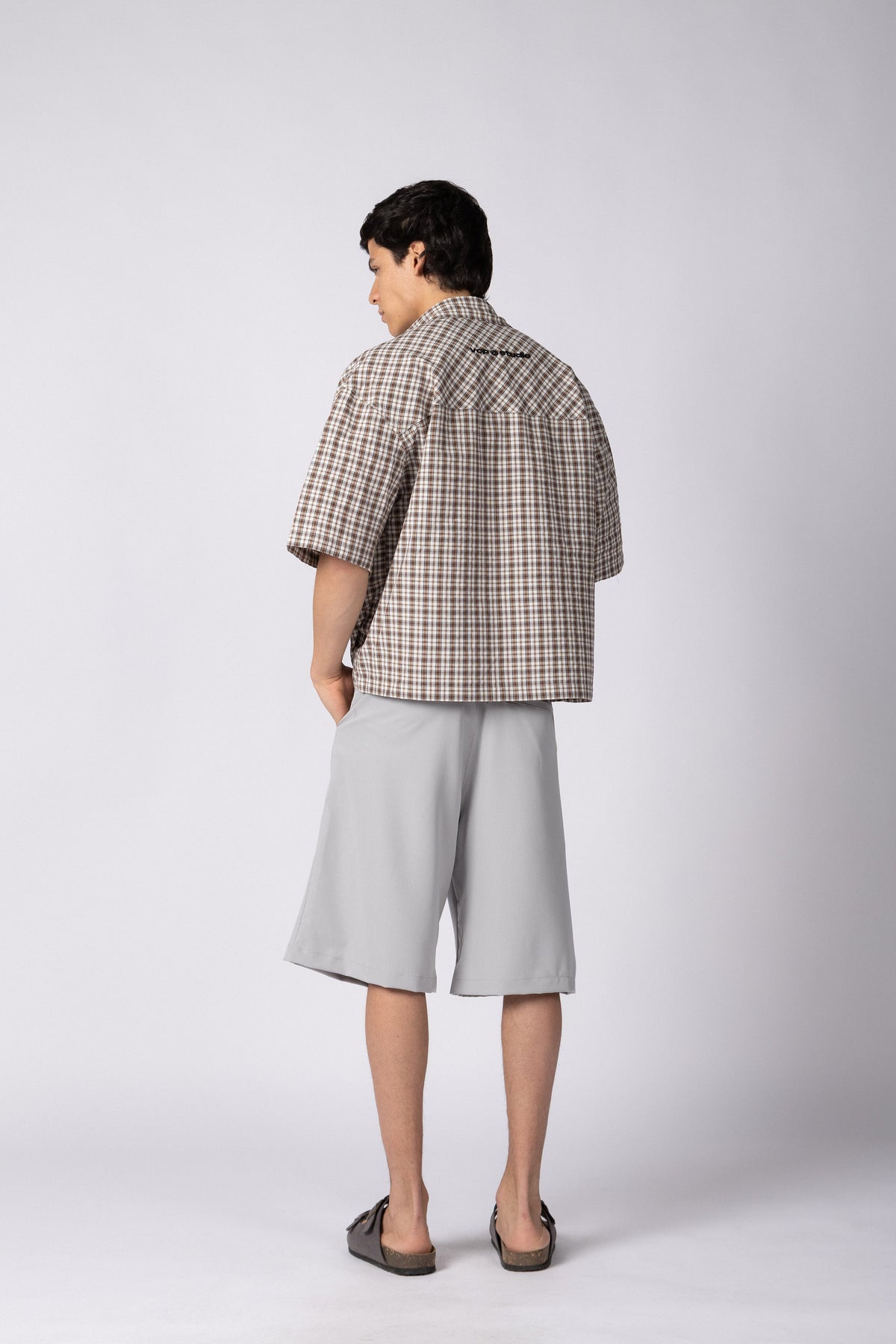 Bermuda Sastrero Baggy Harlow Gris