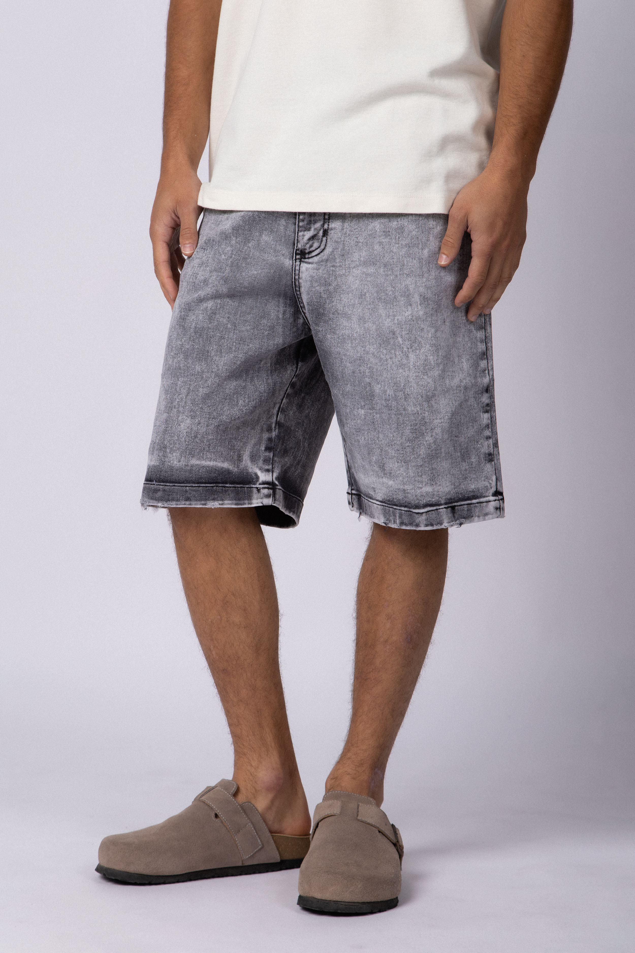 Moda Bermuda Tejana Hombre Renzo Bermudas De Jeans Para Hombre
