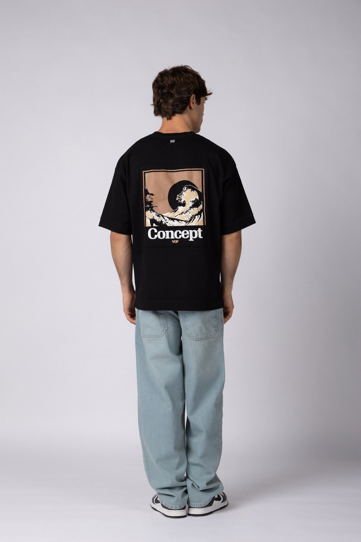 Remera HR Hokusai Negra