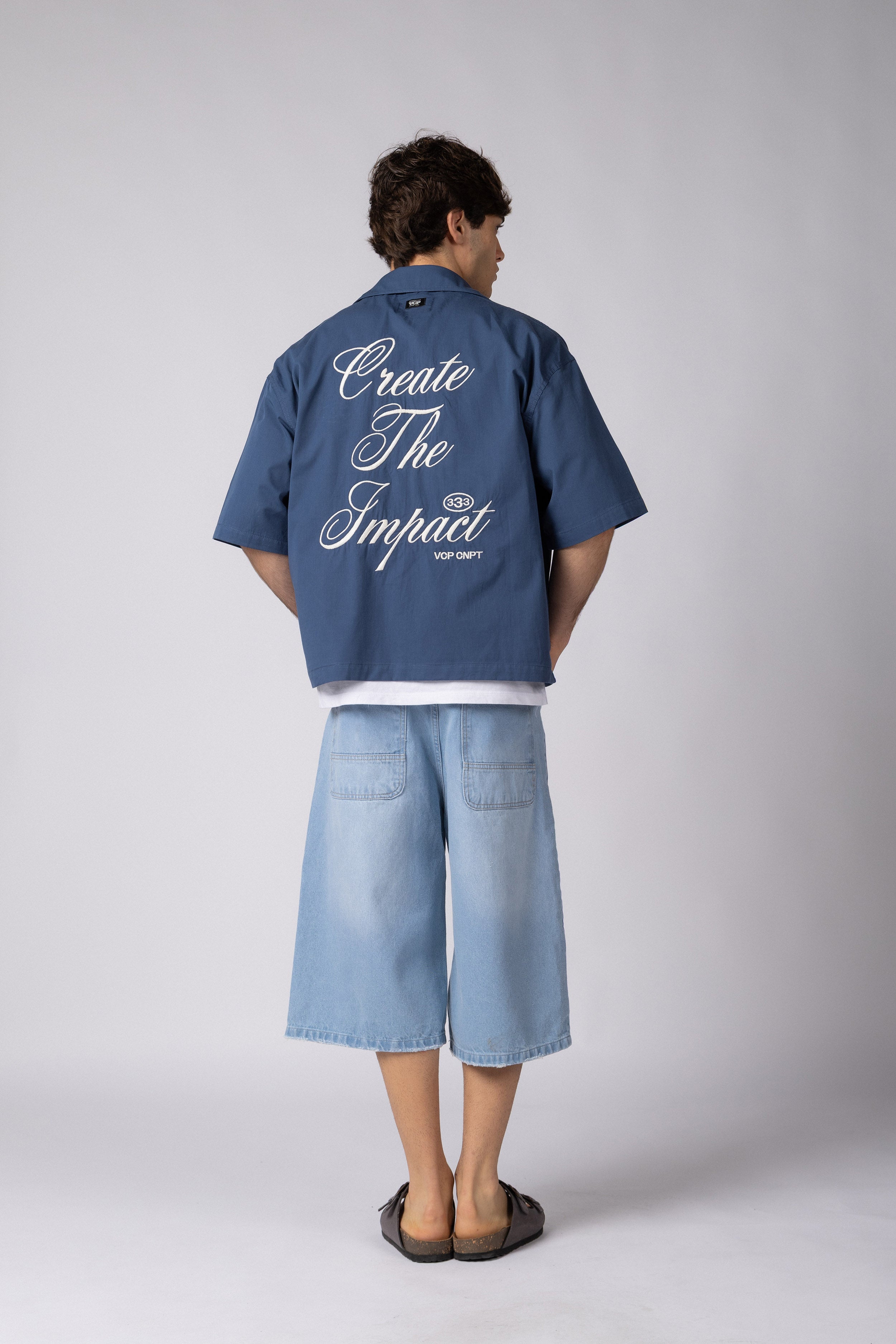 Camisa Manga Corta Kye Impact Navy