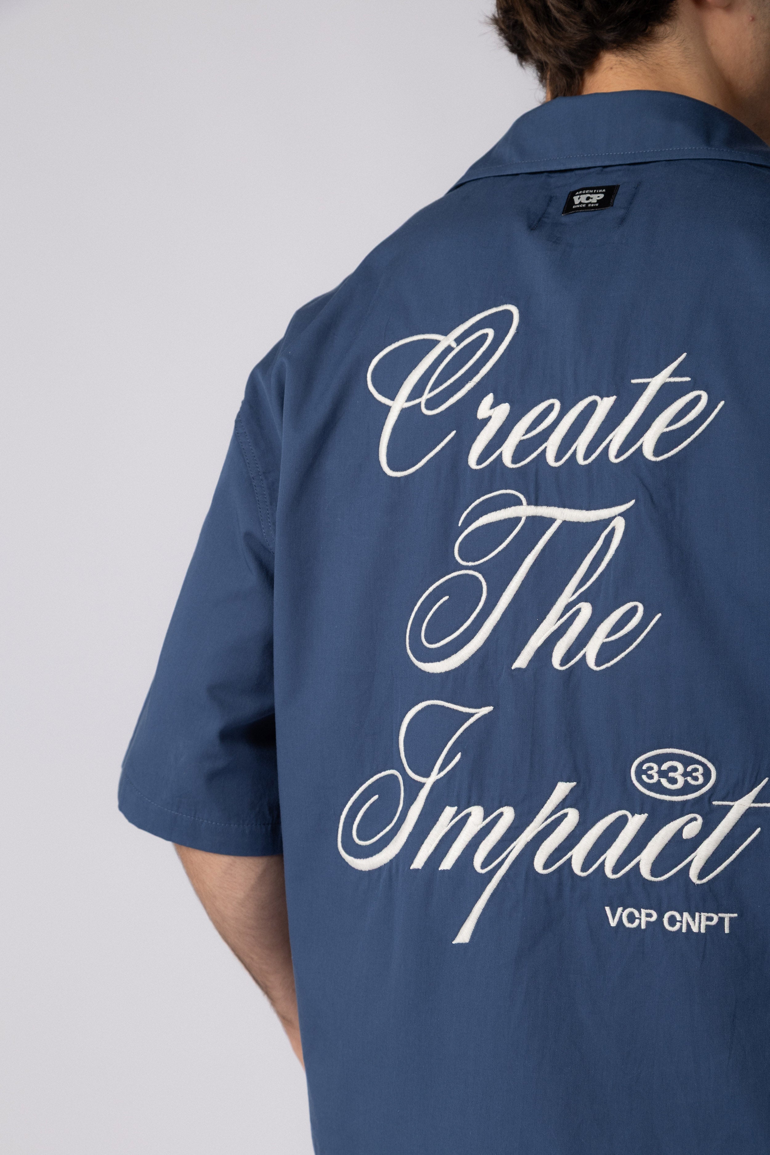 Camisa Manga Corta Kye Impact Navy