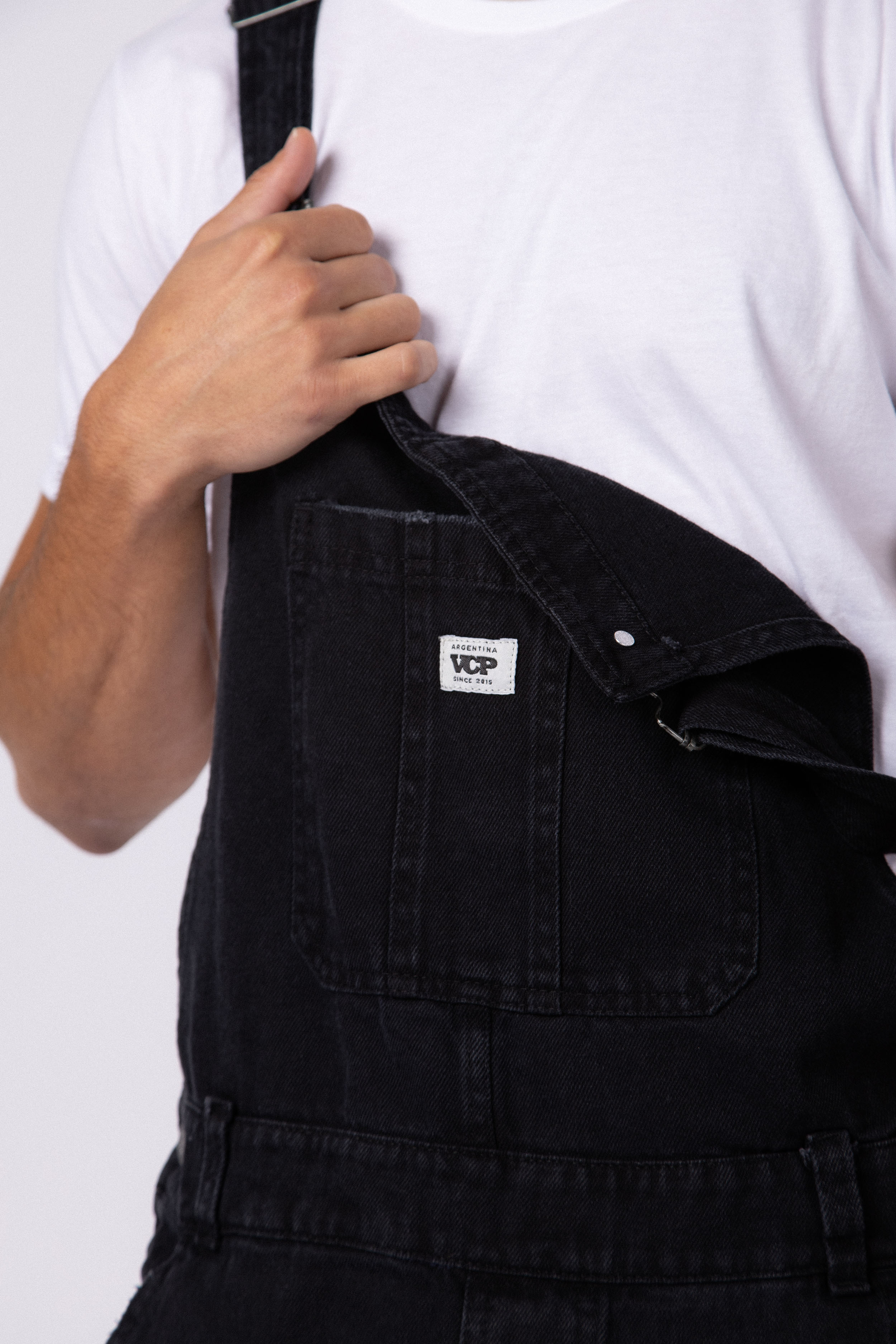 Jardinero Jean Vortex Negro