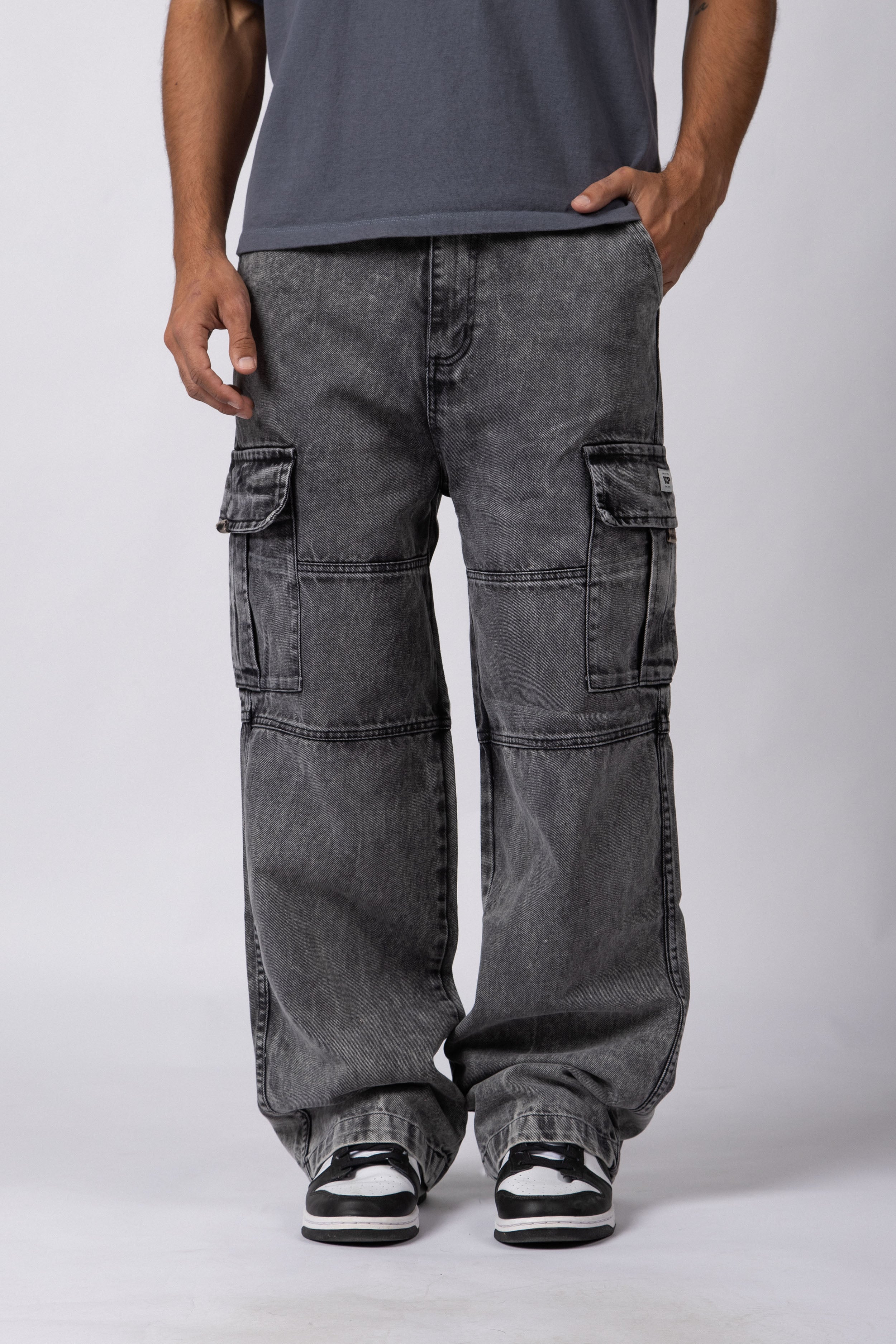 Jean Cargo Darth Acid Grey