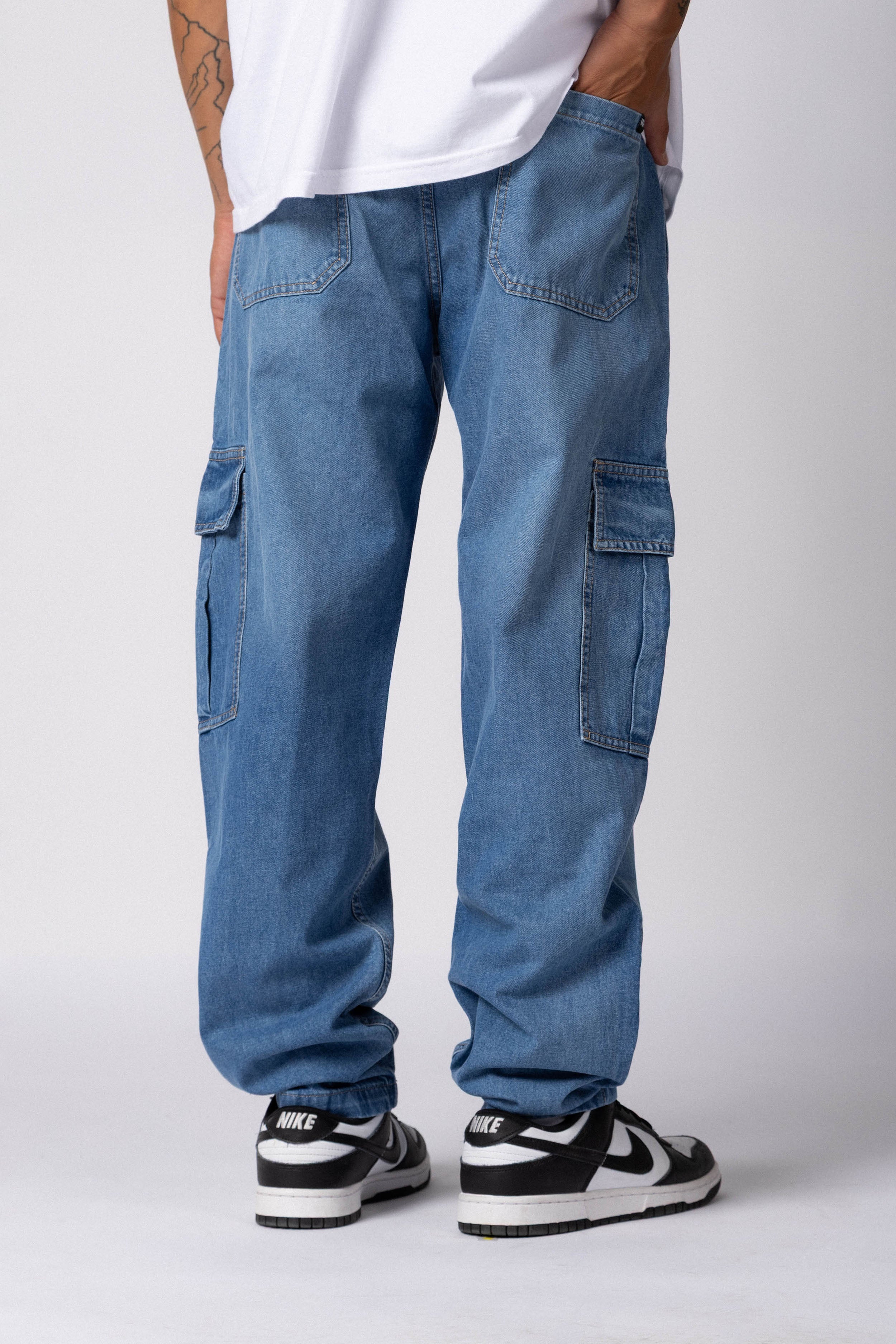 Jean Cargo Volt Celeste