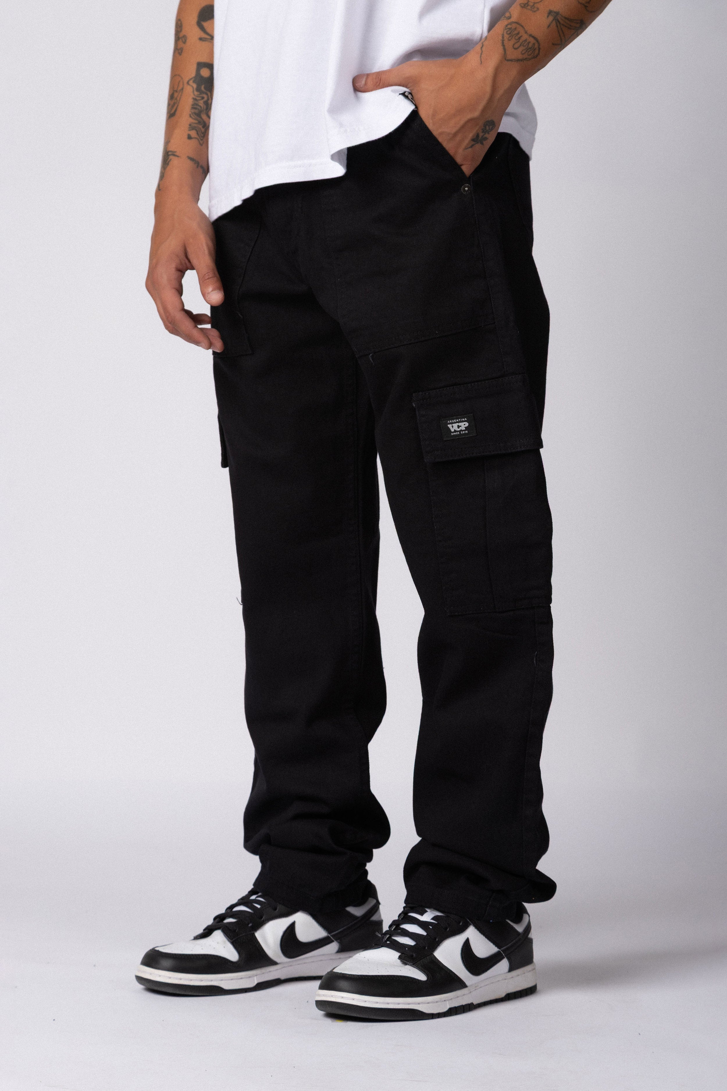 Jean Cargo Volt Negro