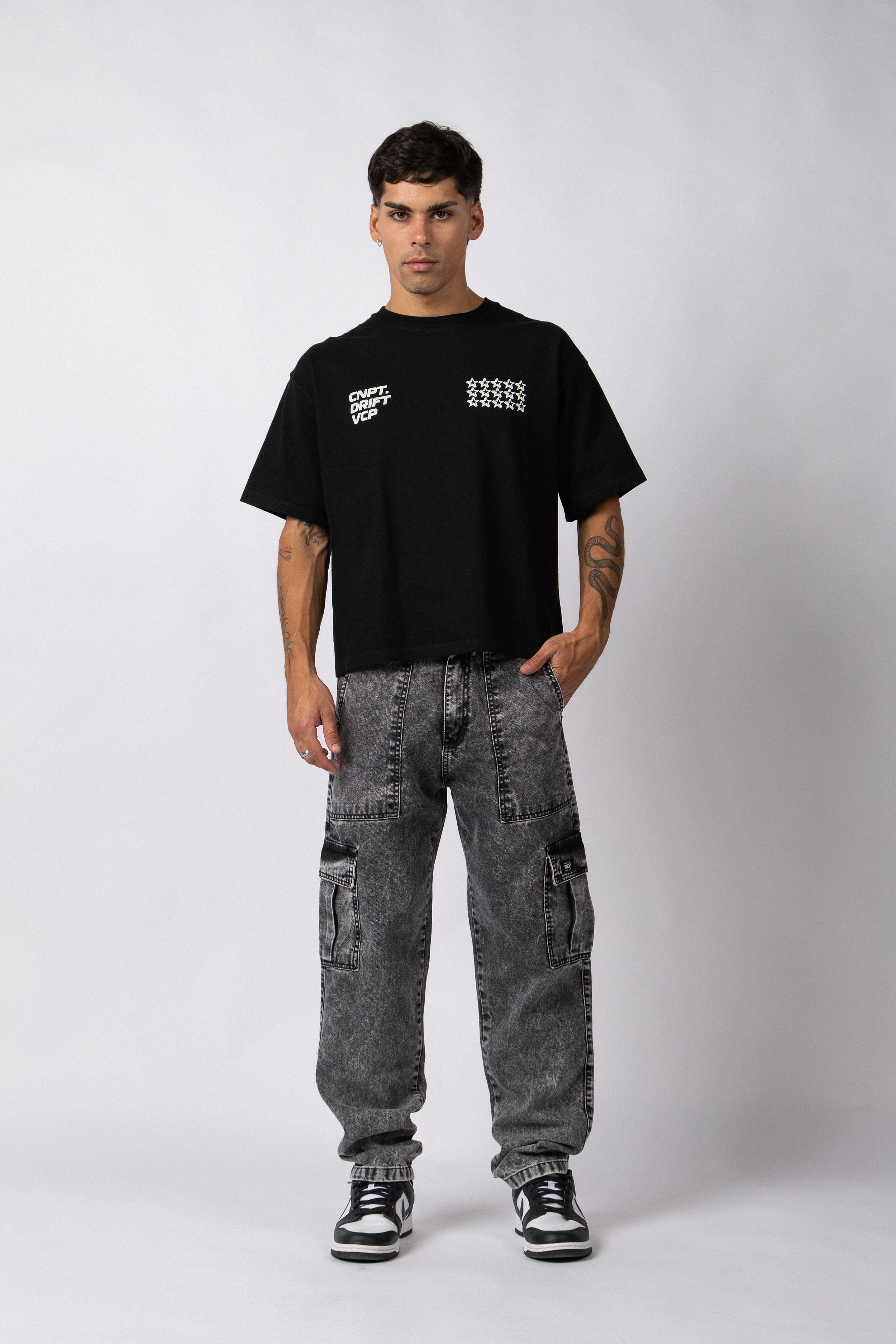 Jean Cargo Volt Smoked Gris