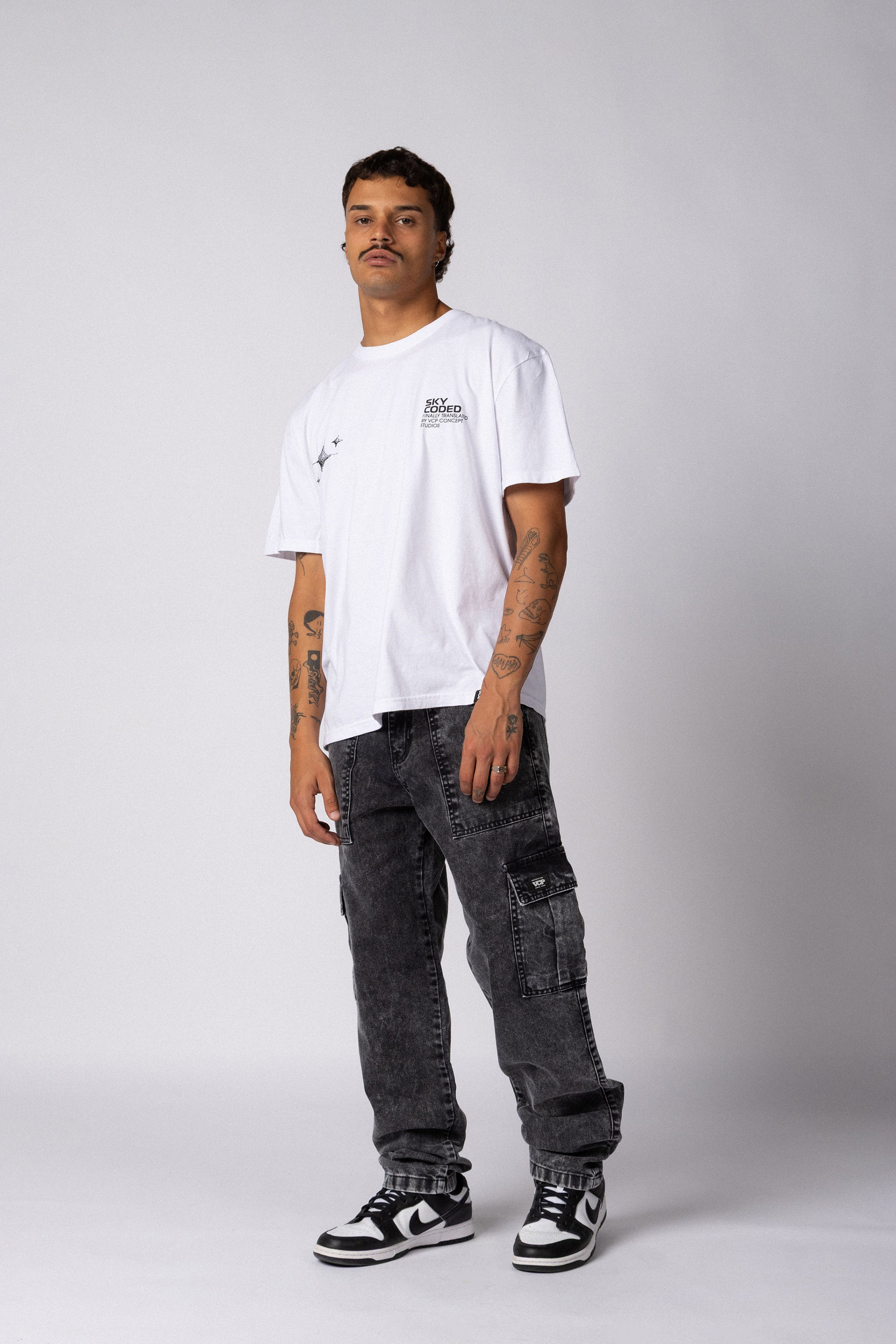 Jean Cargo Volt Smoked Gris