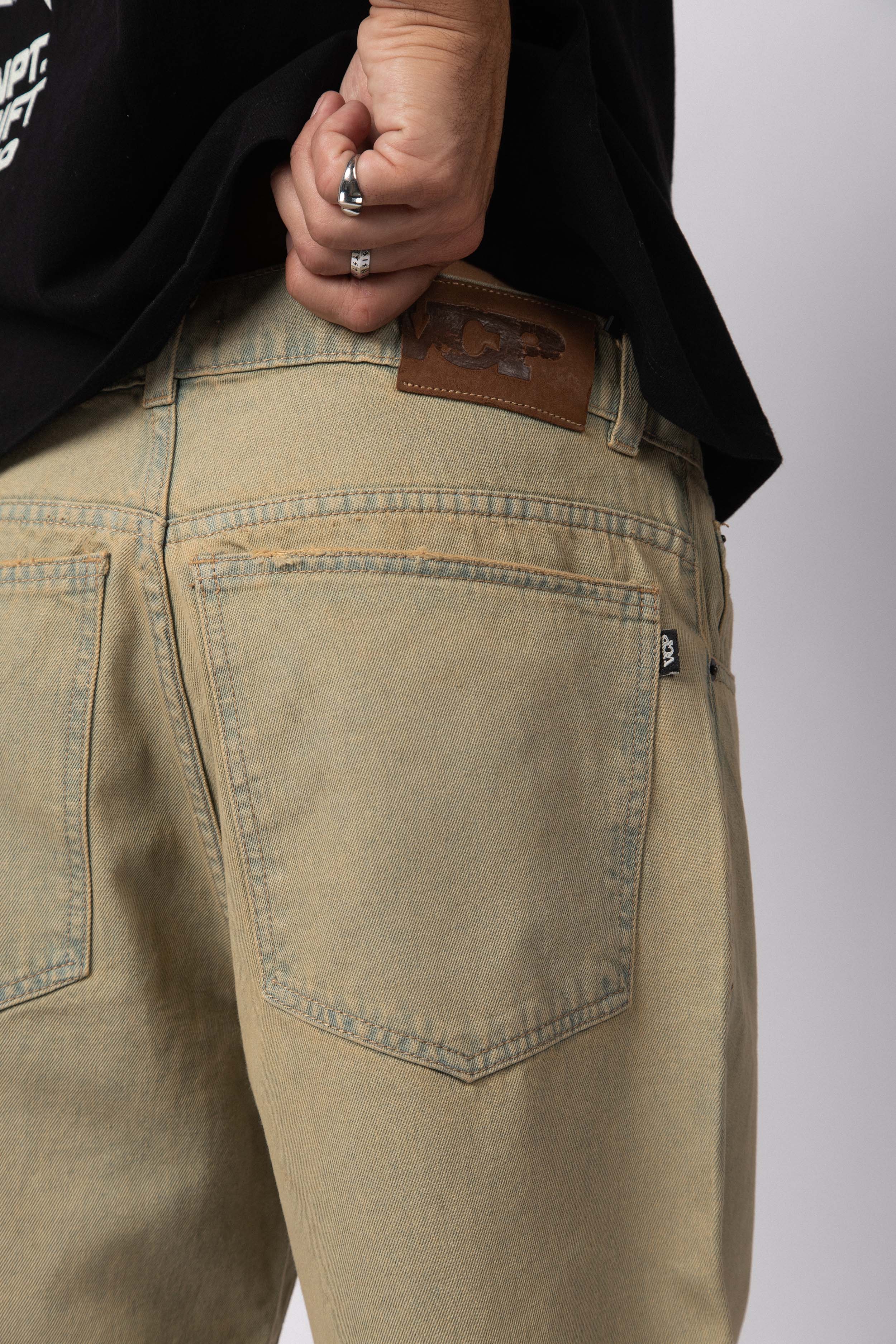 Jean Mom Beetle Oxid Grey