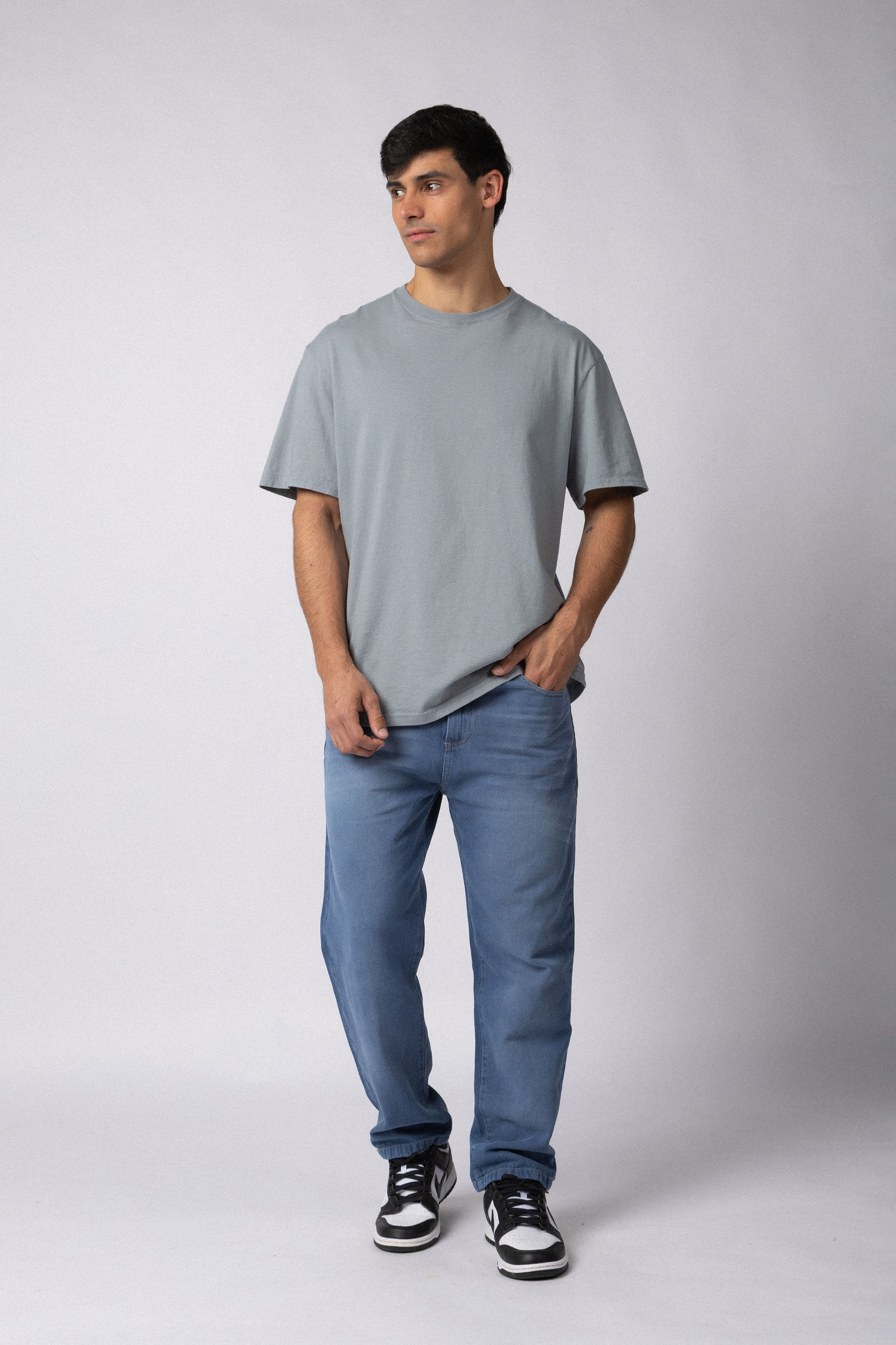 Jean Mom Shelby Dust Blue