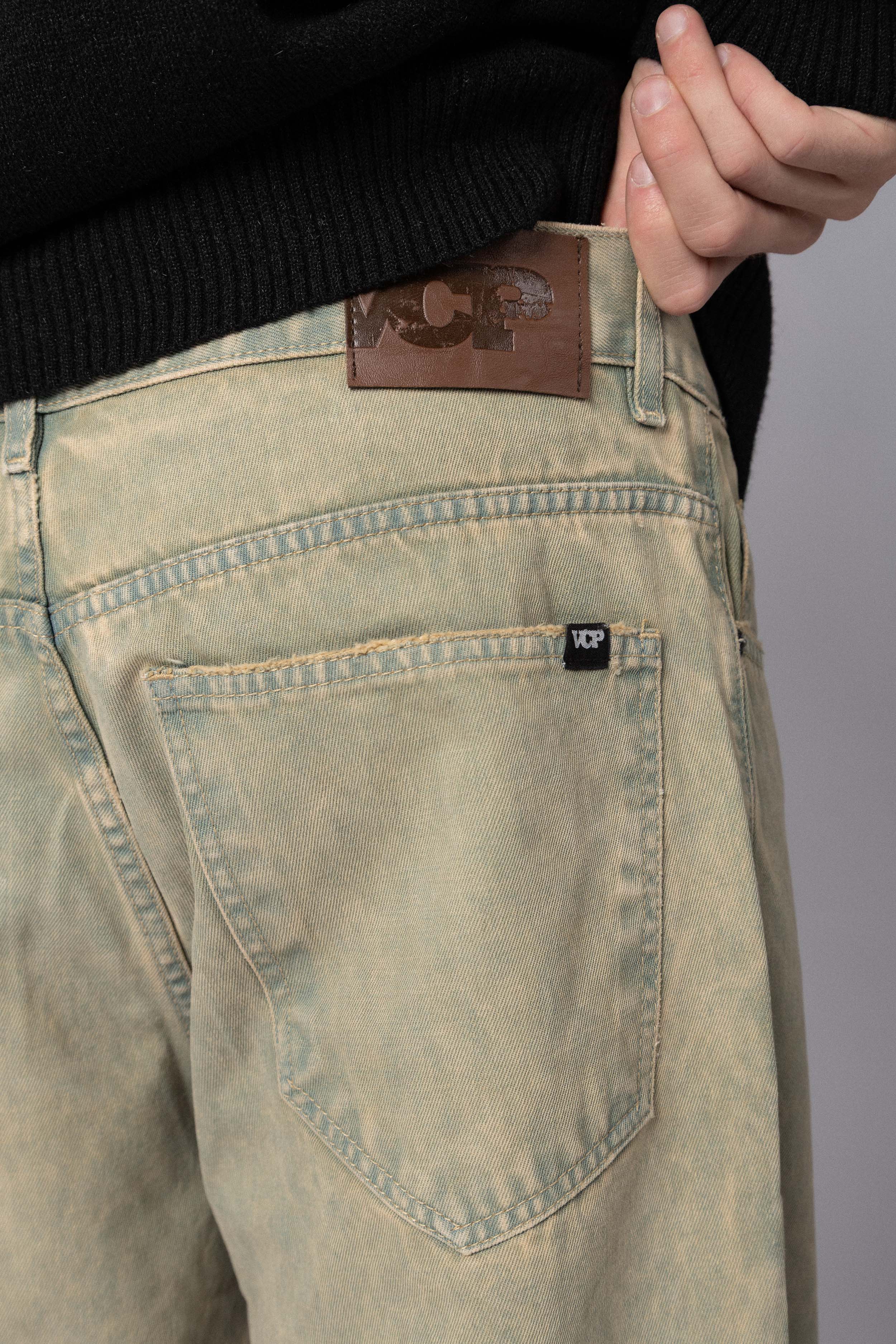 Jean Mom Beetle Oxid Grey