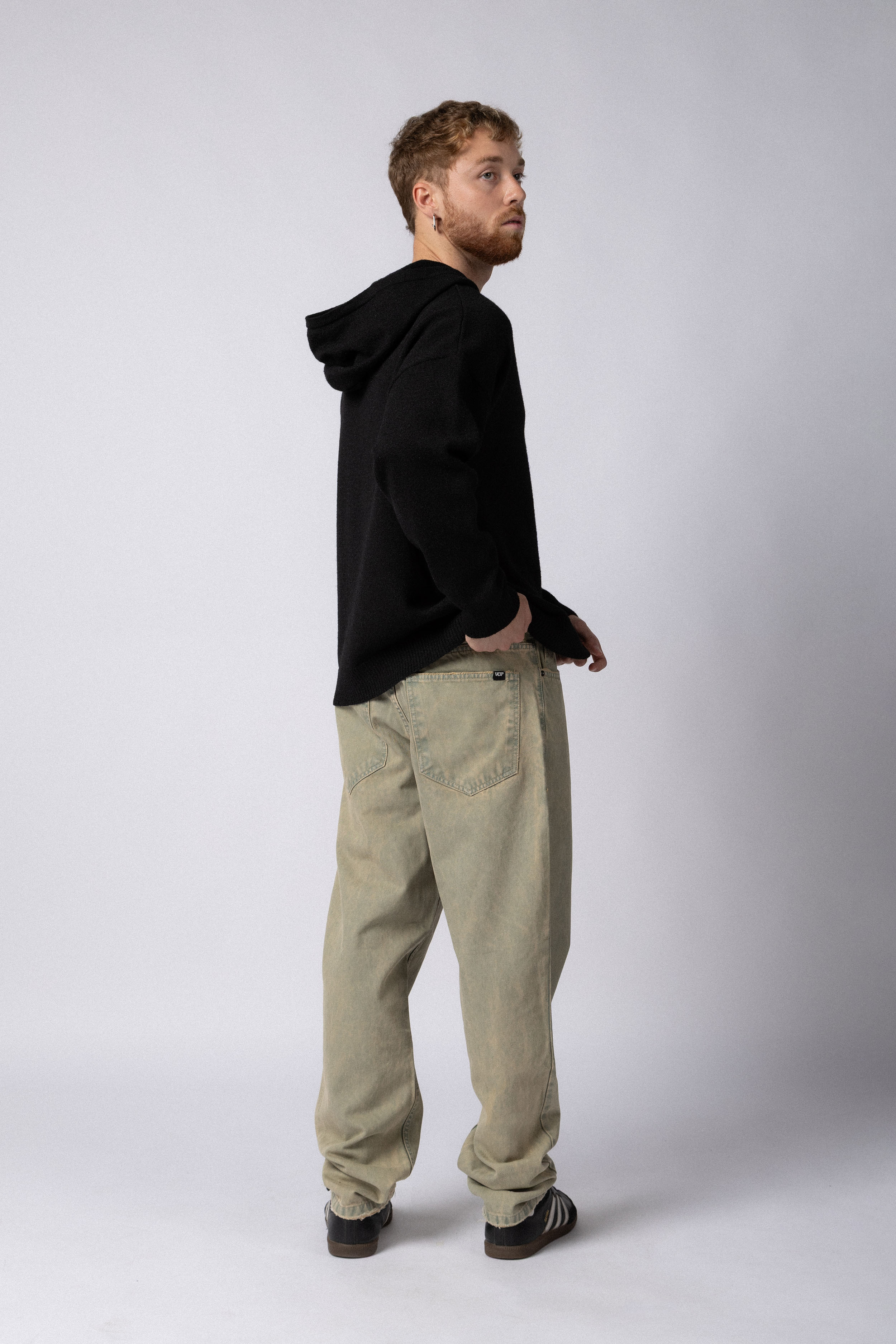 Jean Mom Beetle Oxid Grey