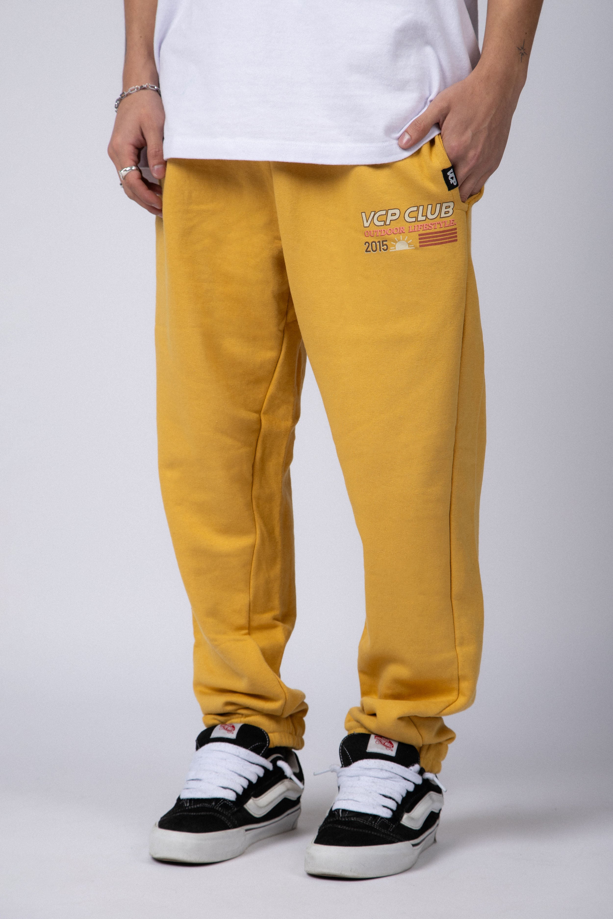 Jogger Over Kluv Mostaza