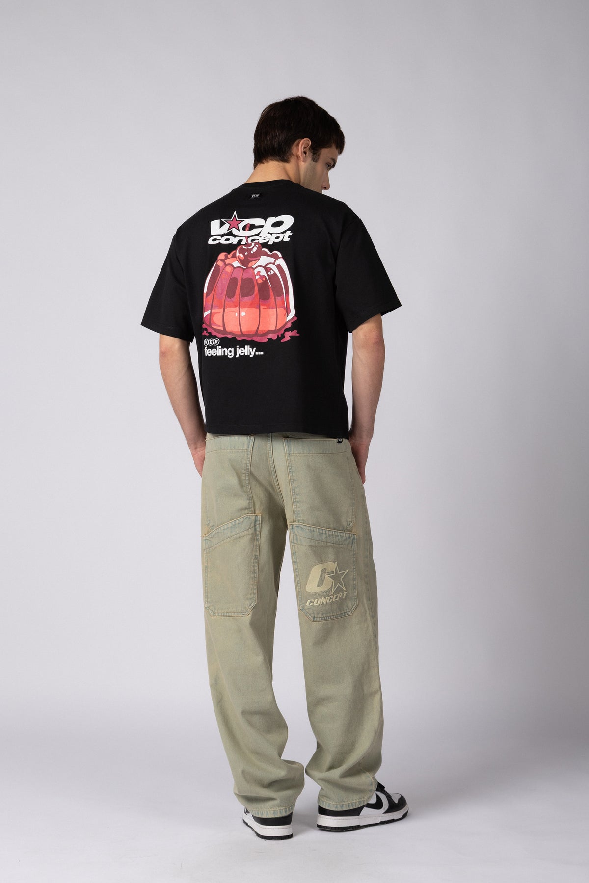Remera Boxy XN Jelly Negra