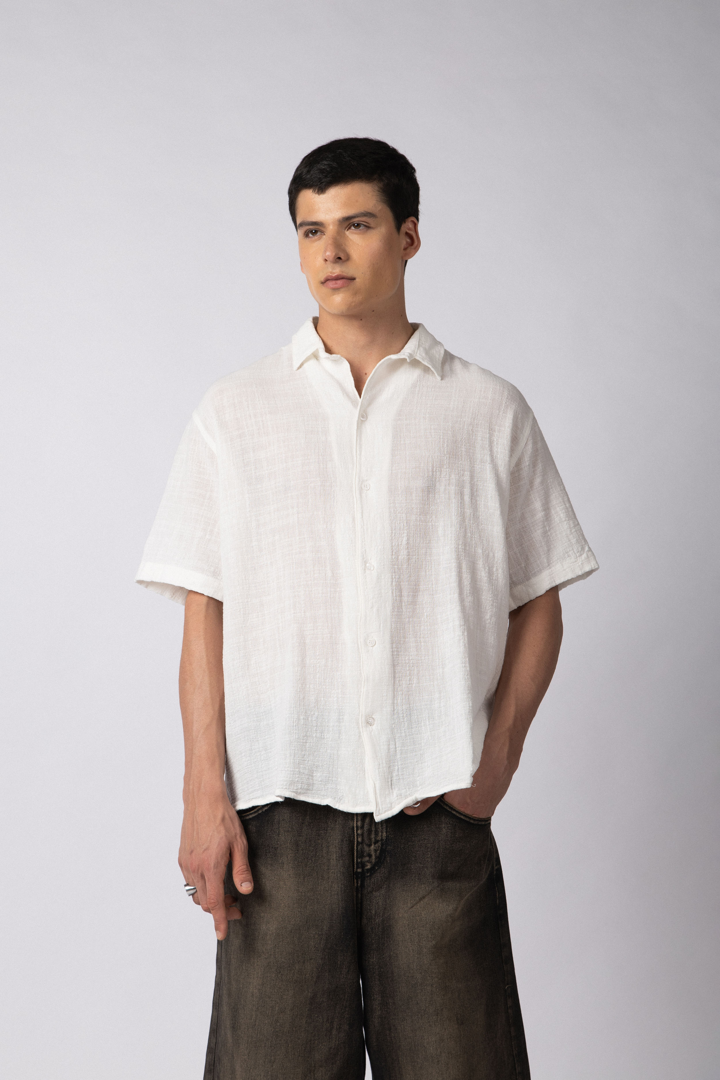 Camisa Manga Corta Lino VN Killa