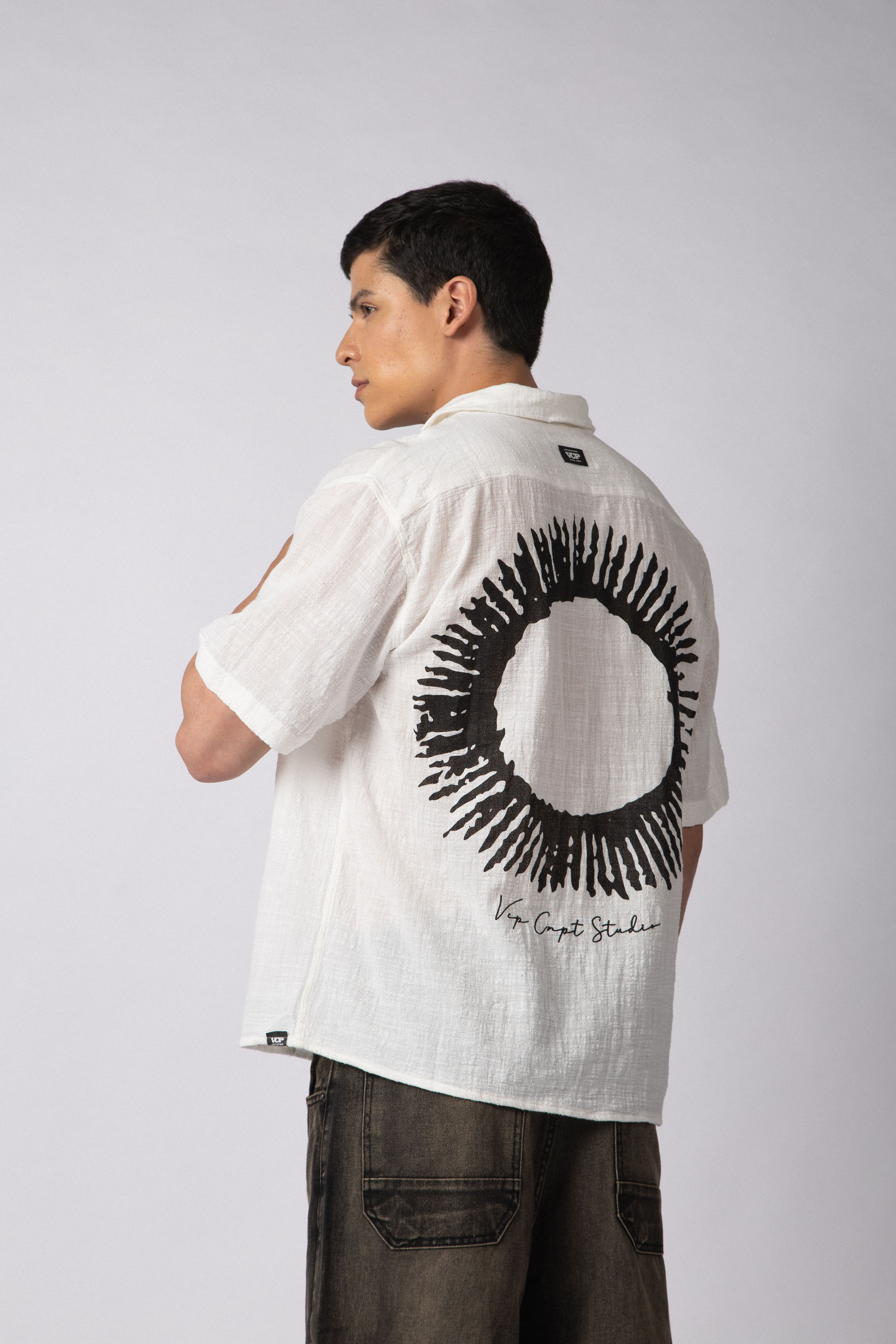 Camisa Manga Corta Lino VN Killa