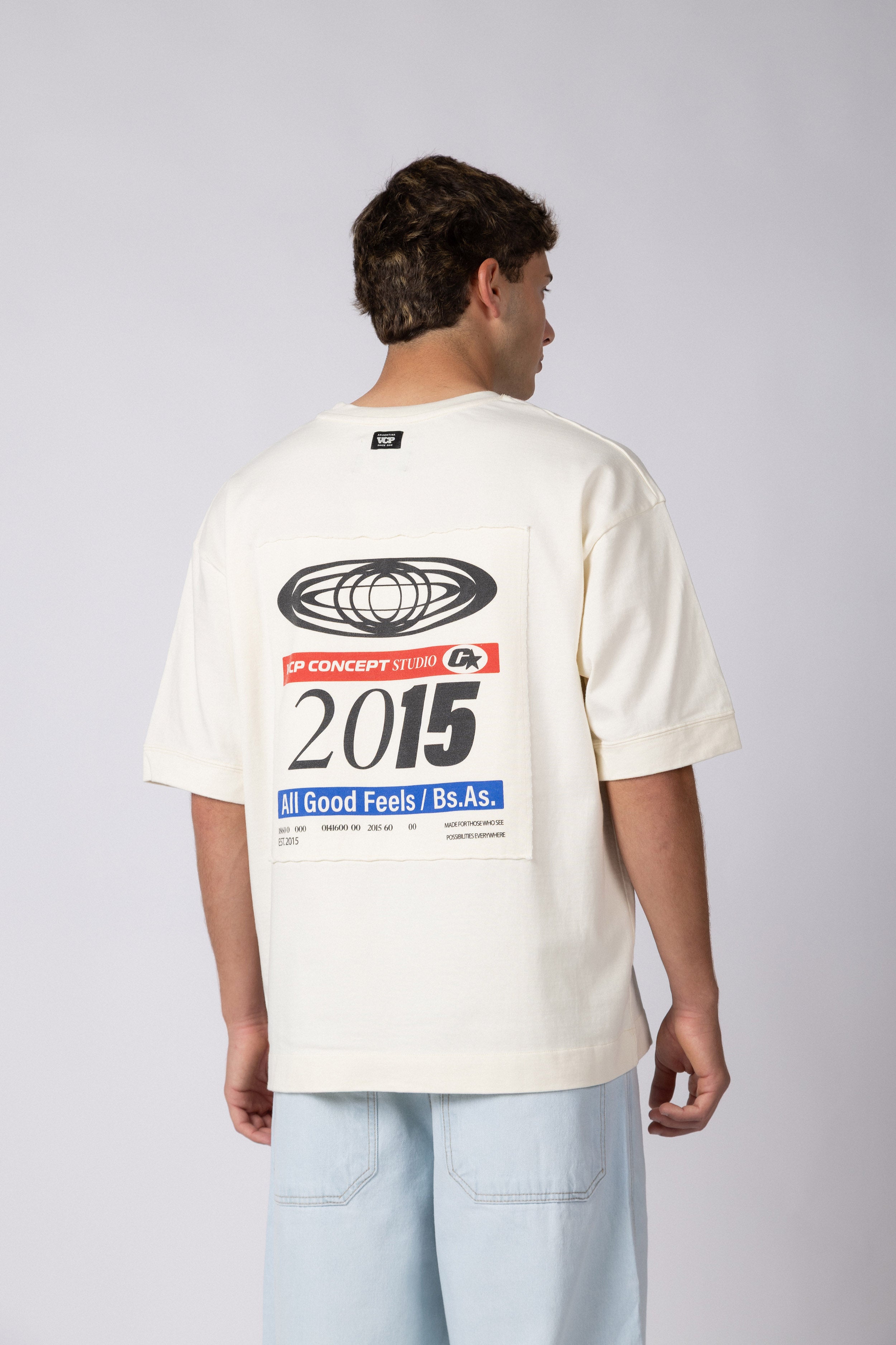 Remera HR Label Crudo