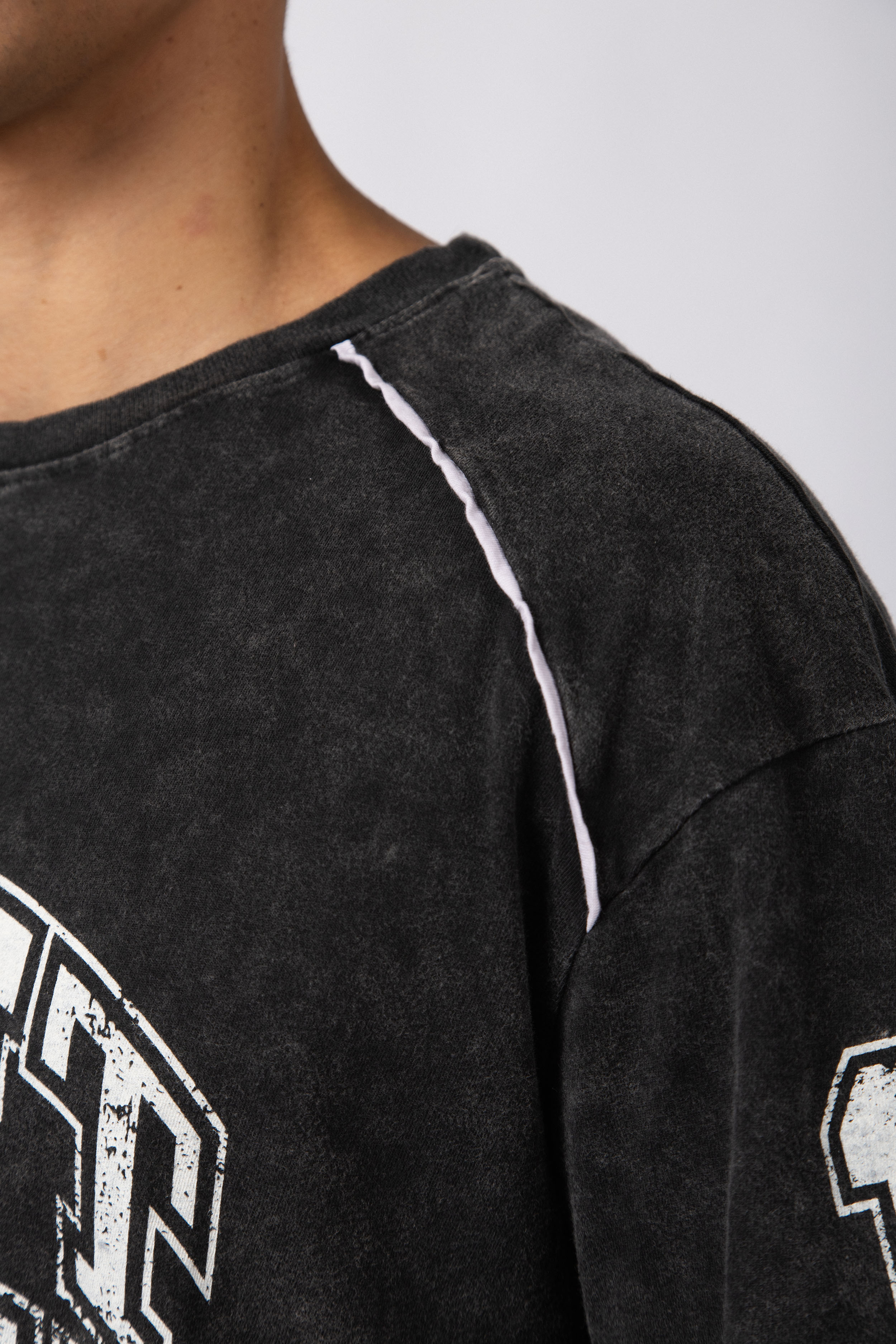 Remera STL League Negra