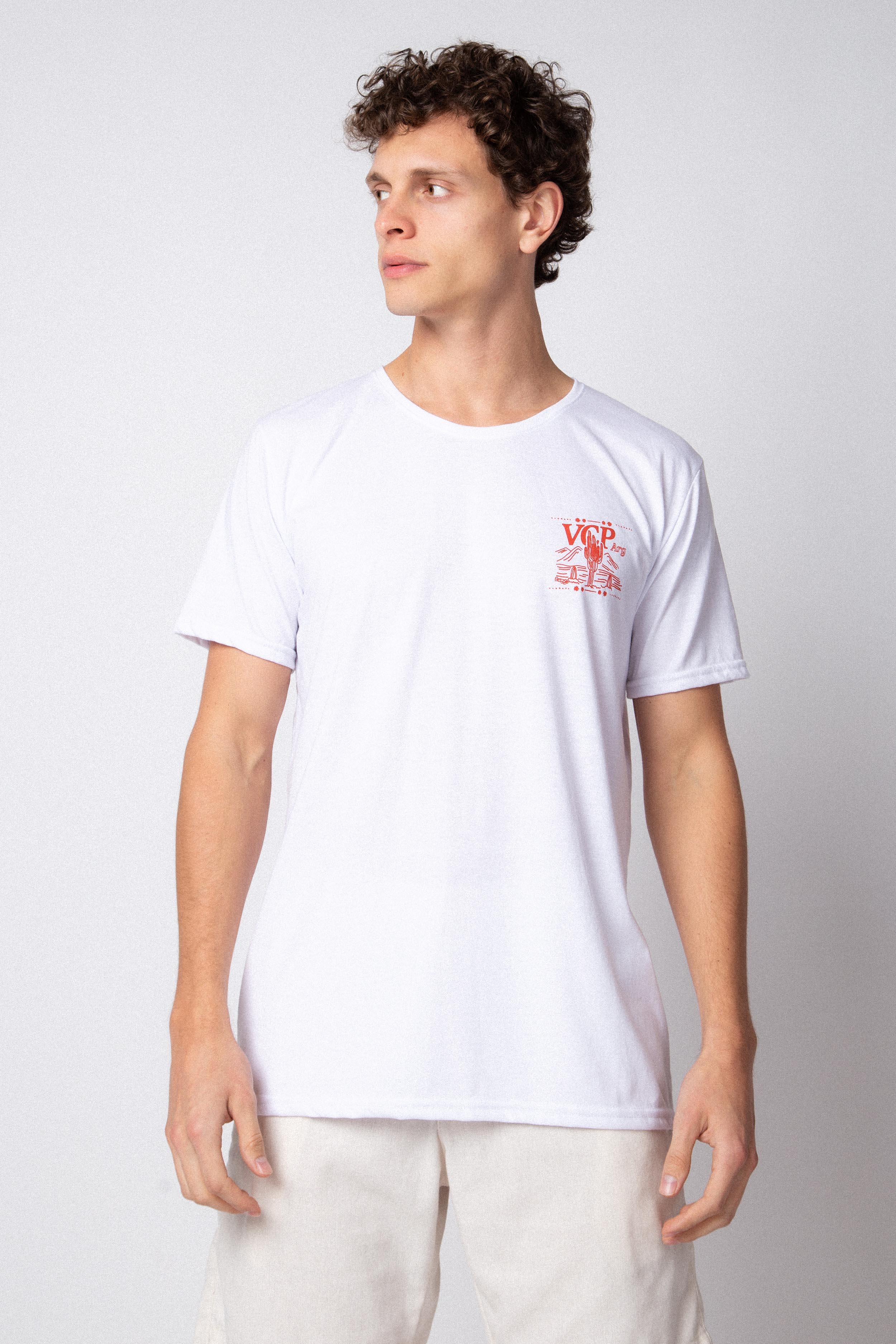 Remera Llama Blanca