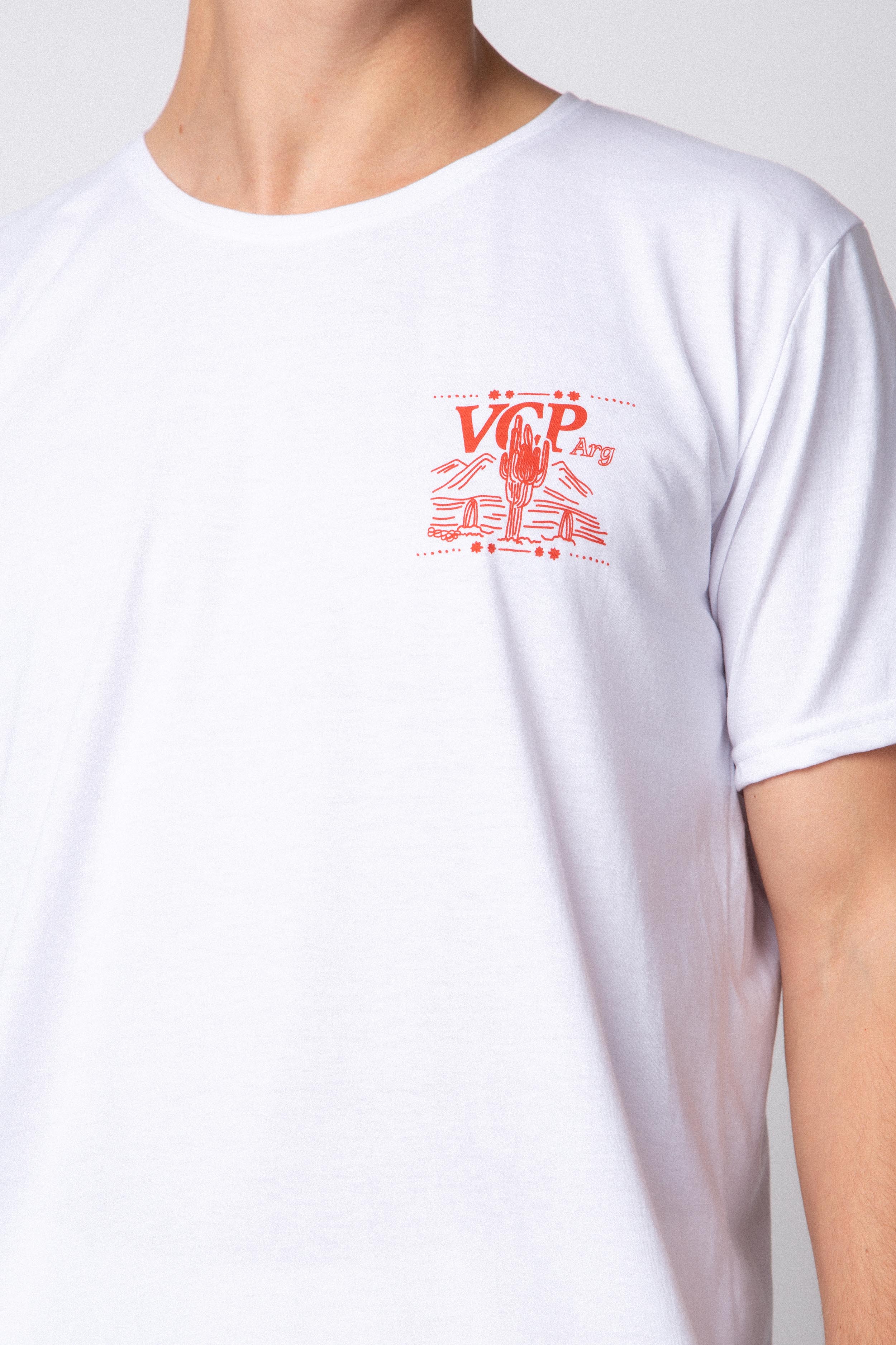 Remera Llama Blanca