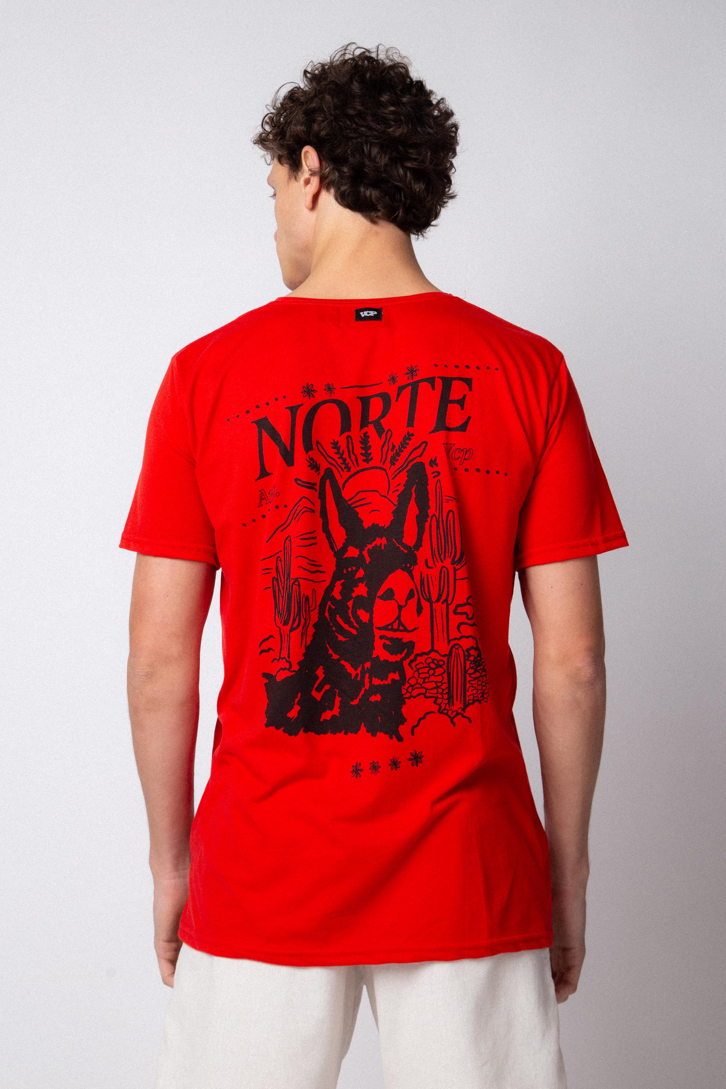 Remera Llama Roja