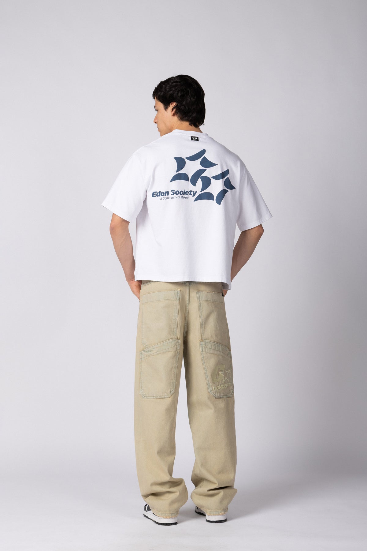 Remera Boxy XN Makers Blanca