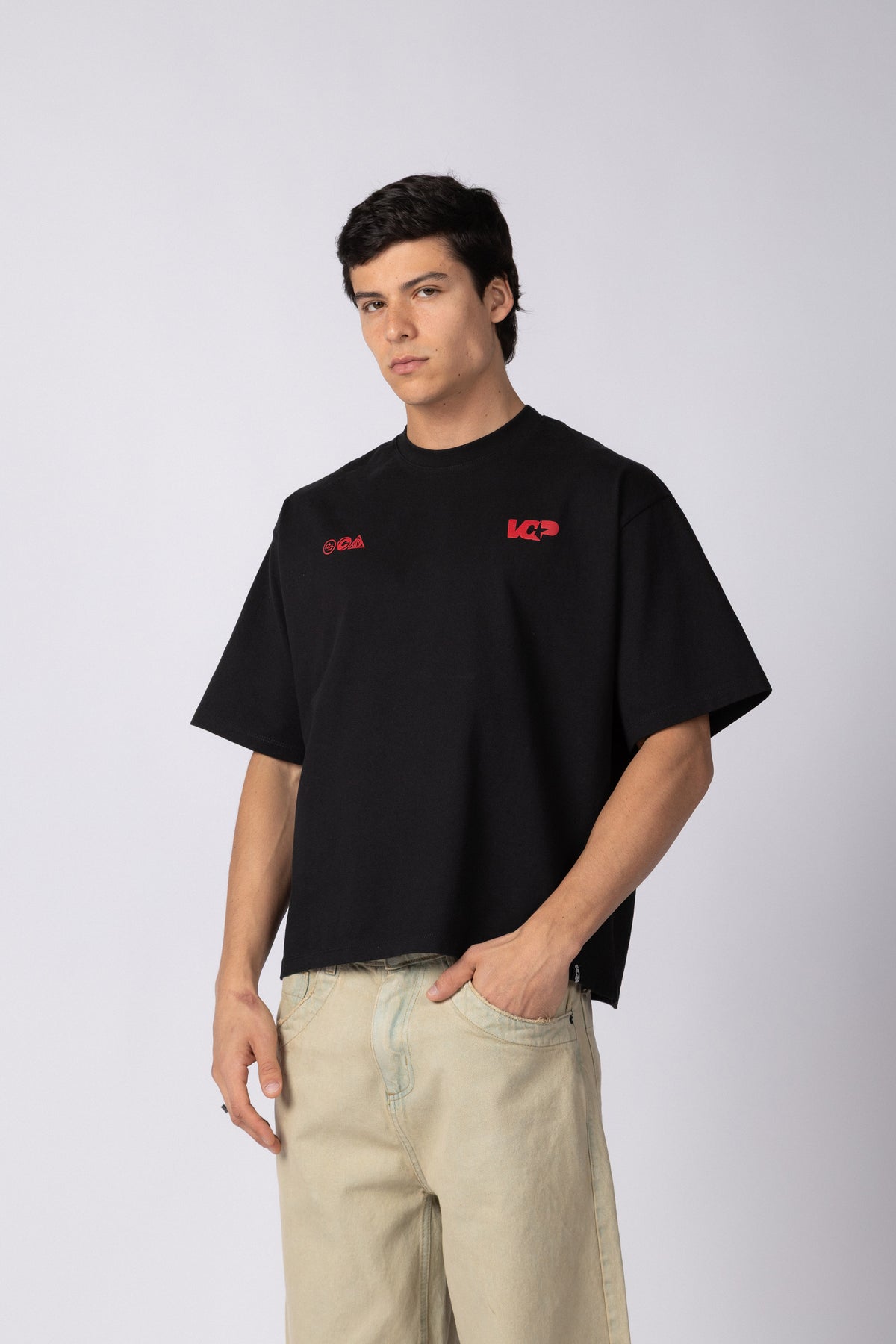 Remera Boxy XN Makers Negra
