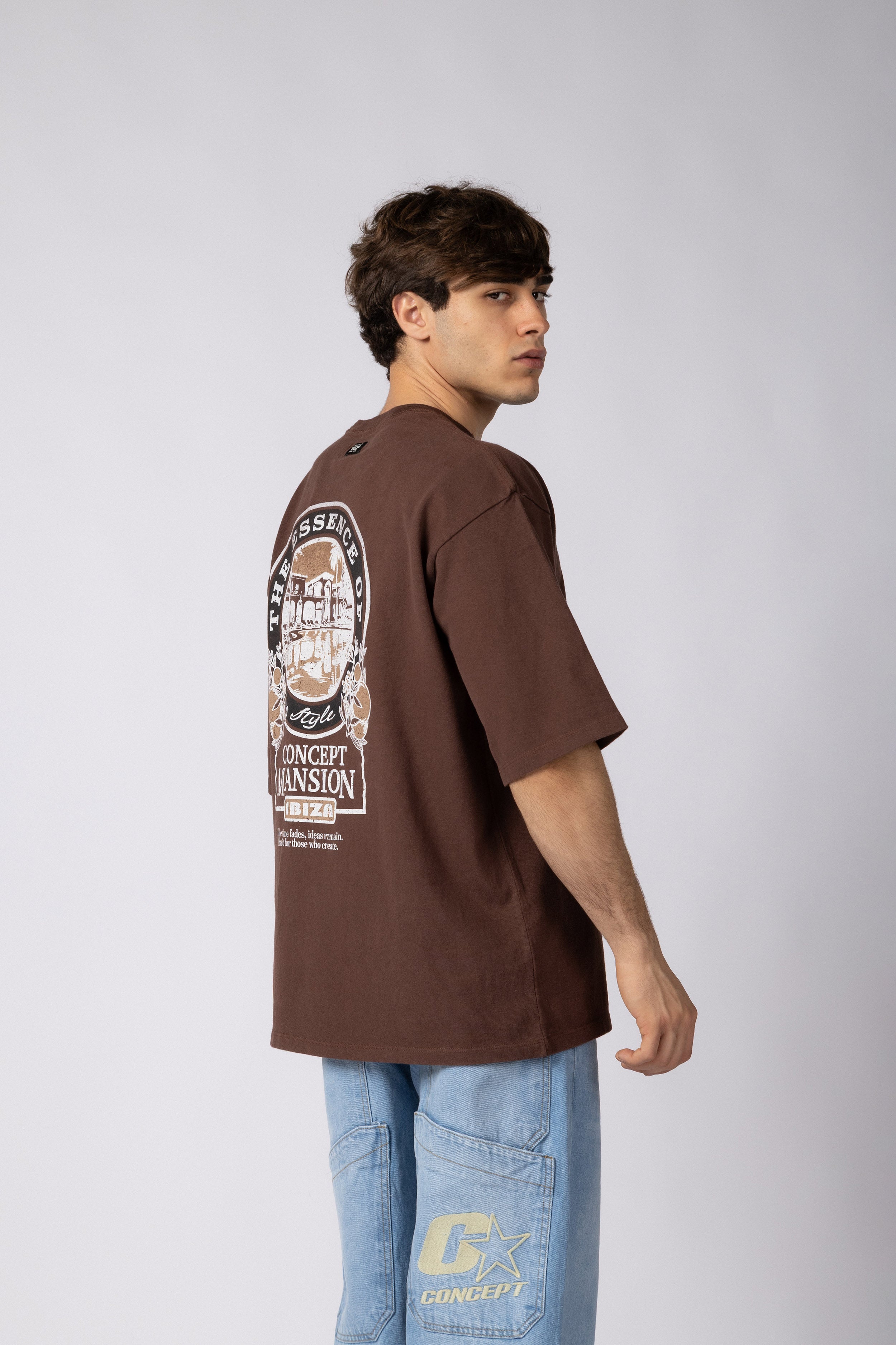 Remera Over Rhy Mansion Choco