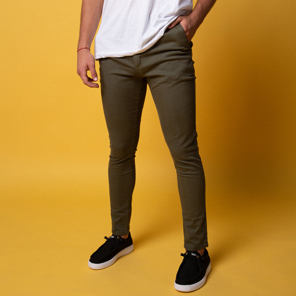 Pantalon Chino Ozzy Militar