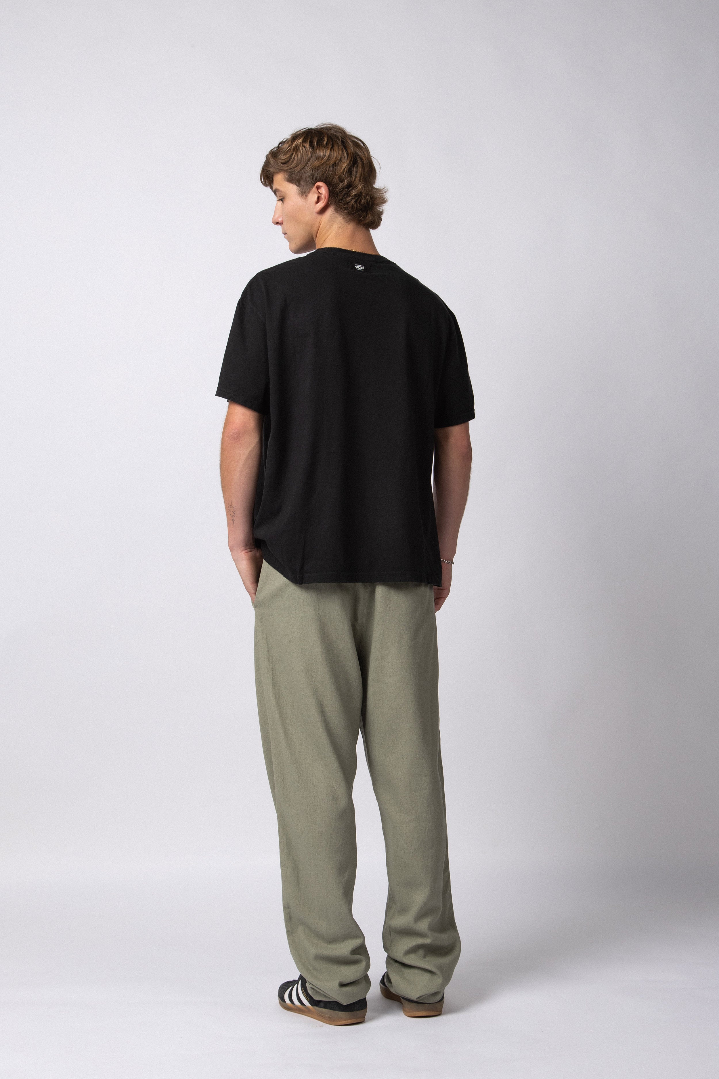 Pantalon Lino Trion Militar