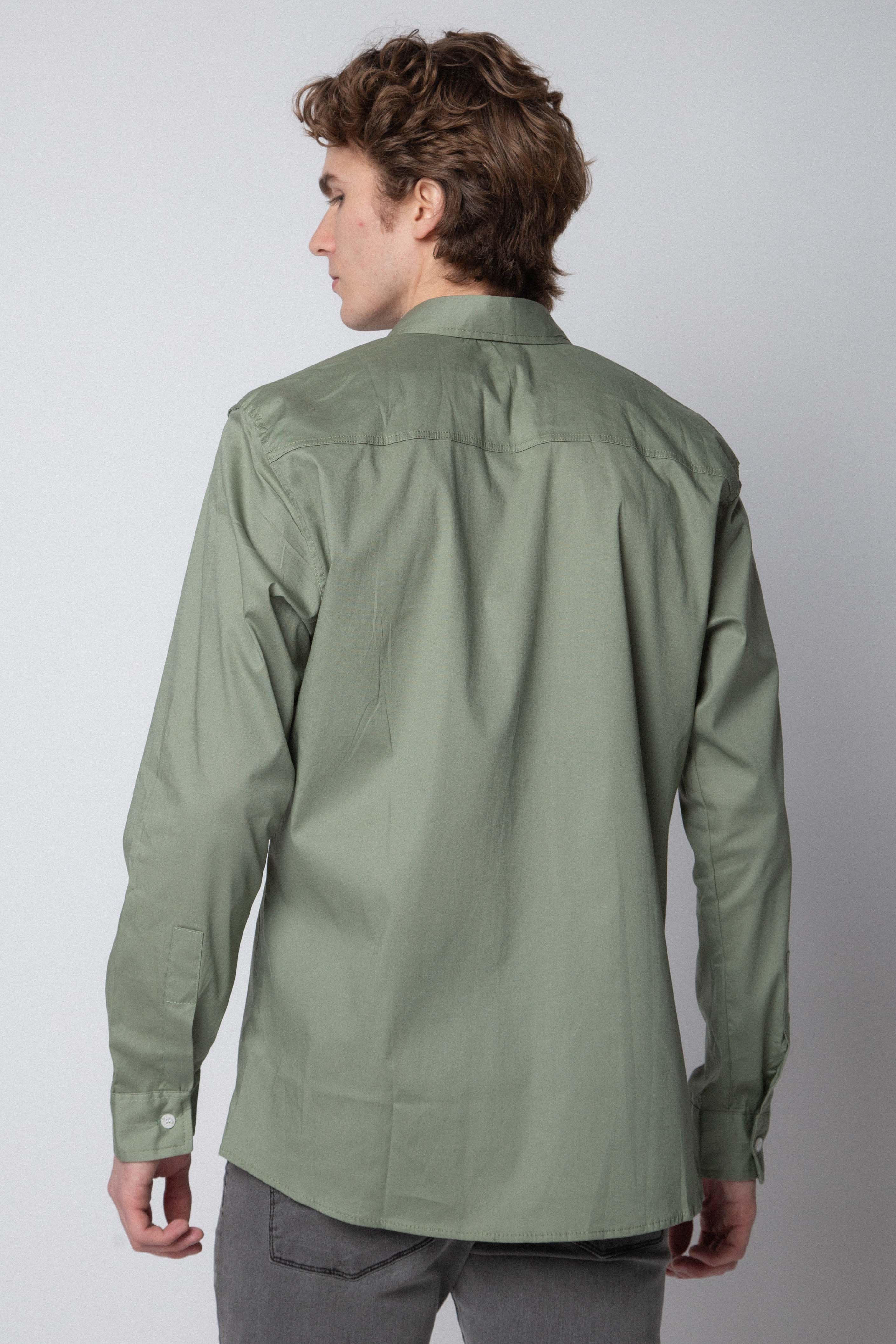 Camisa Manga Larga Base Militar