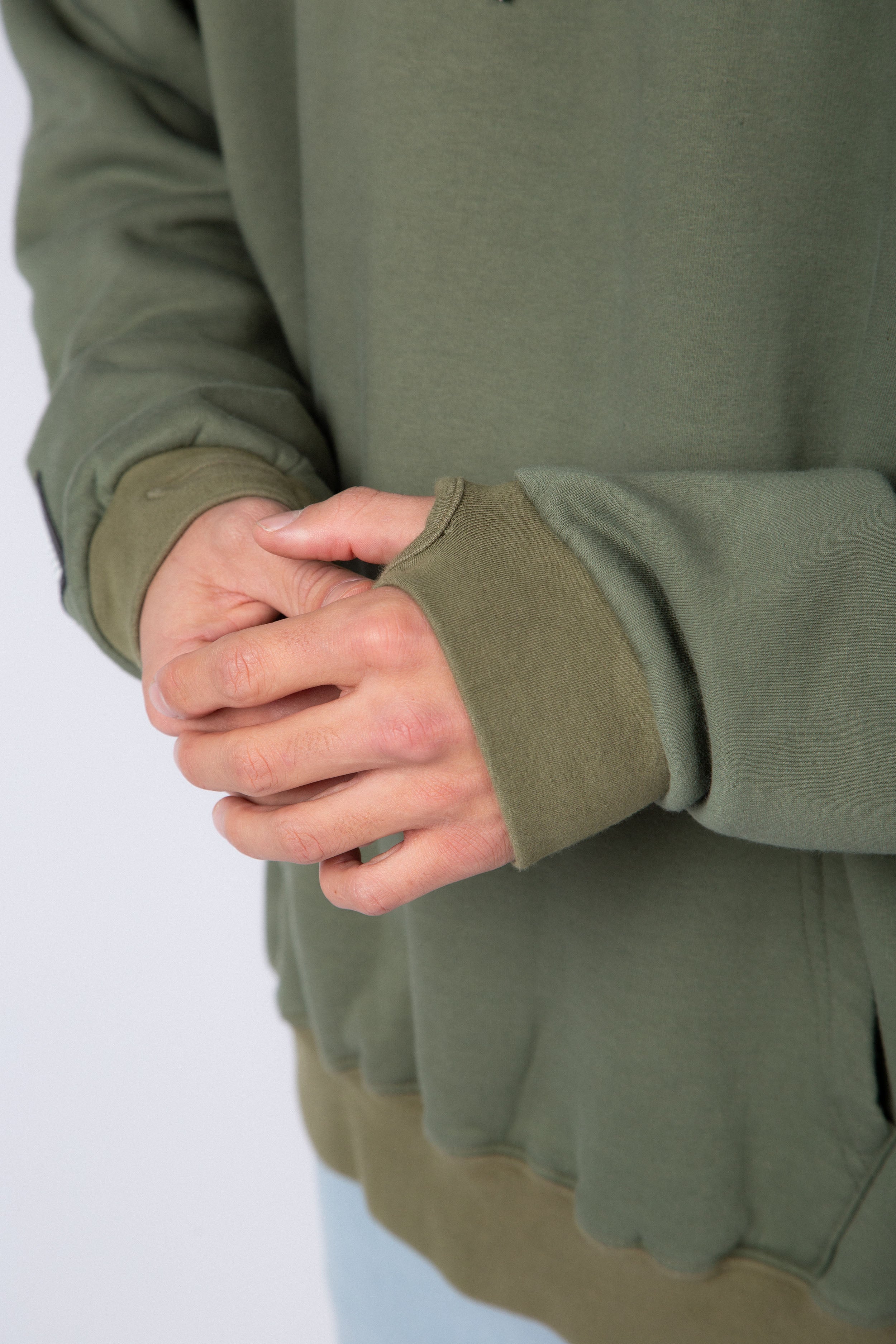 Buzo Canguro Over Regh Militar