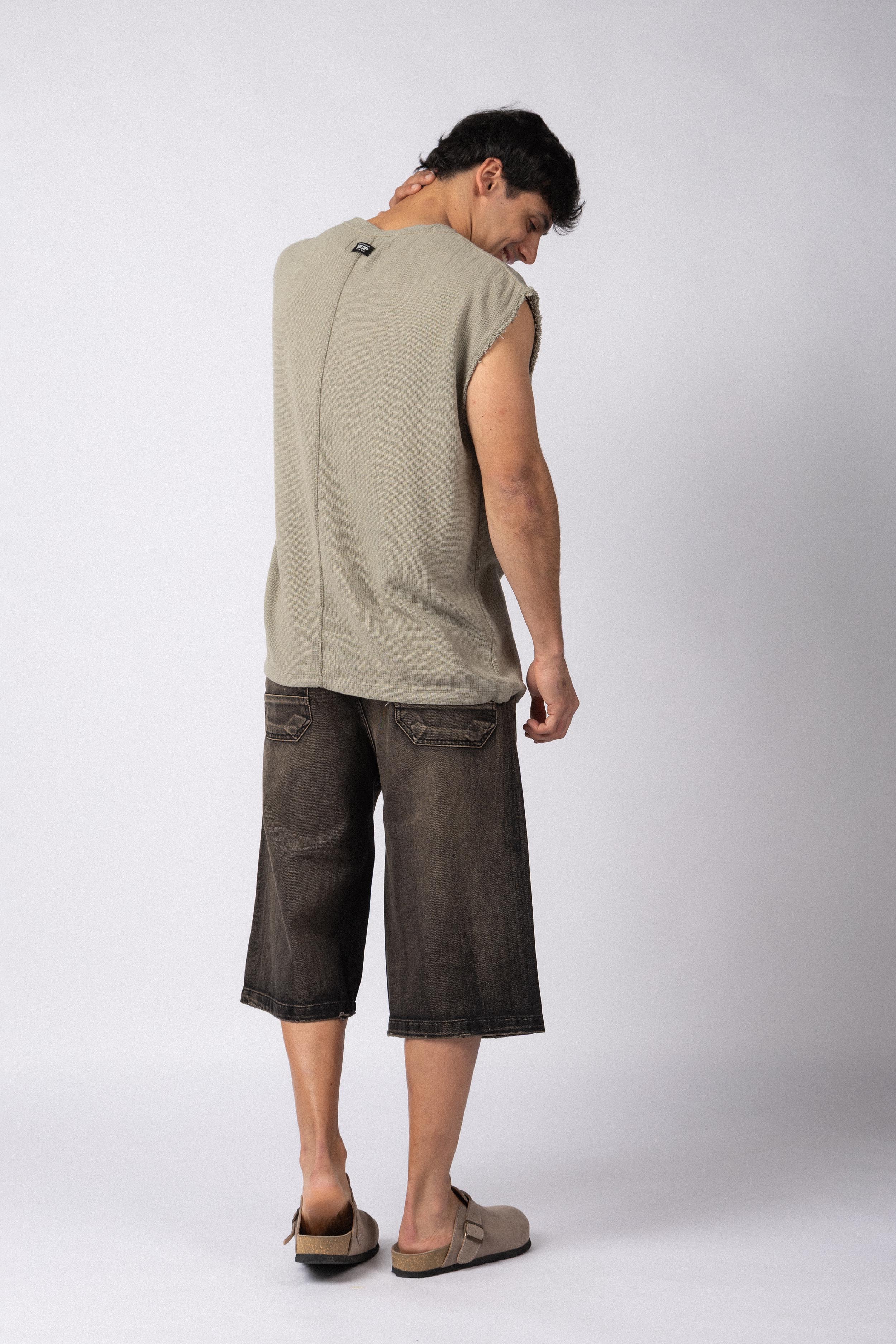 Musculosa Sudadera Tejida Dandy Militar