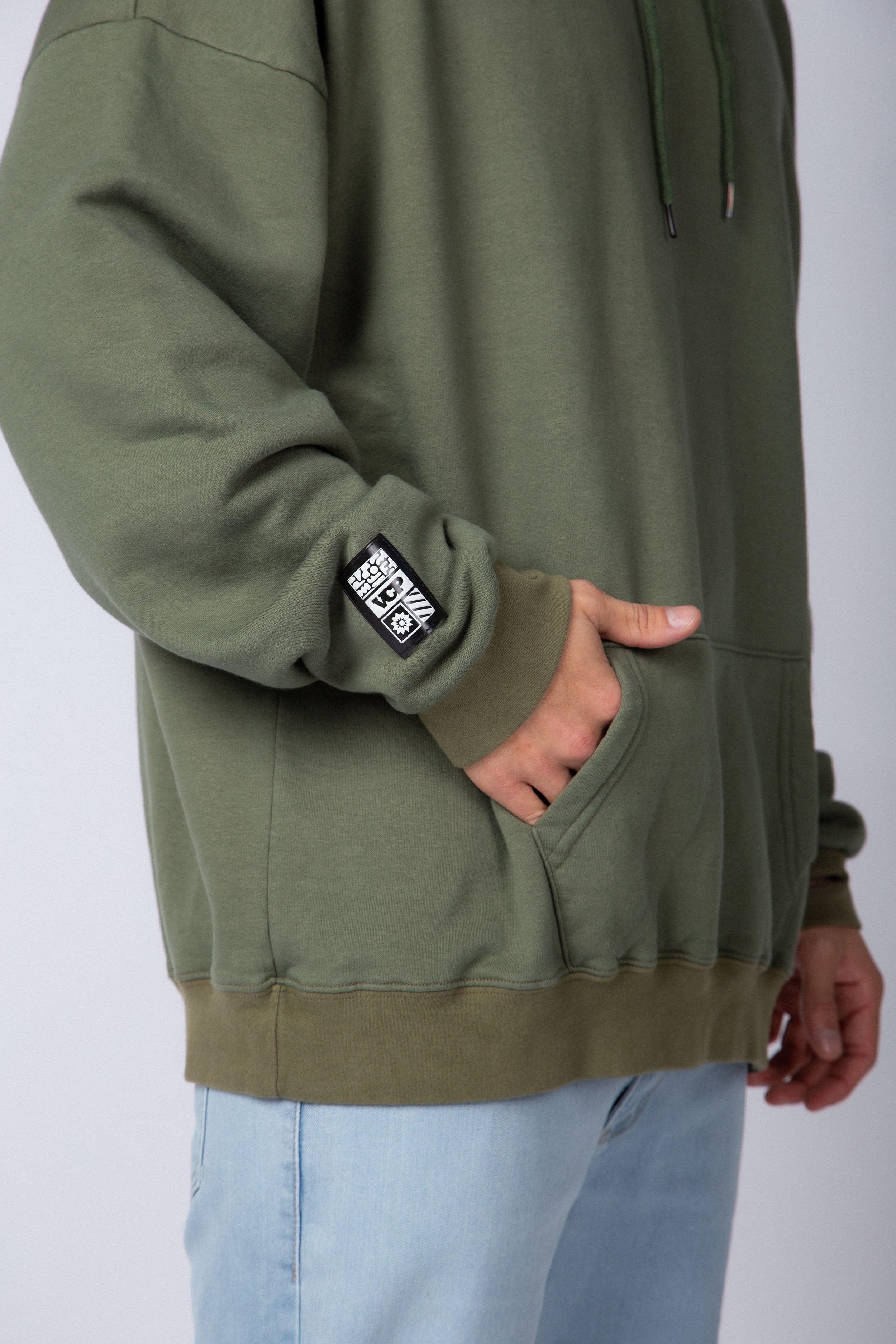 Buzo Canguro Over Regh Militar