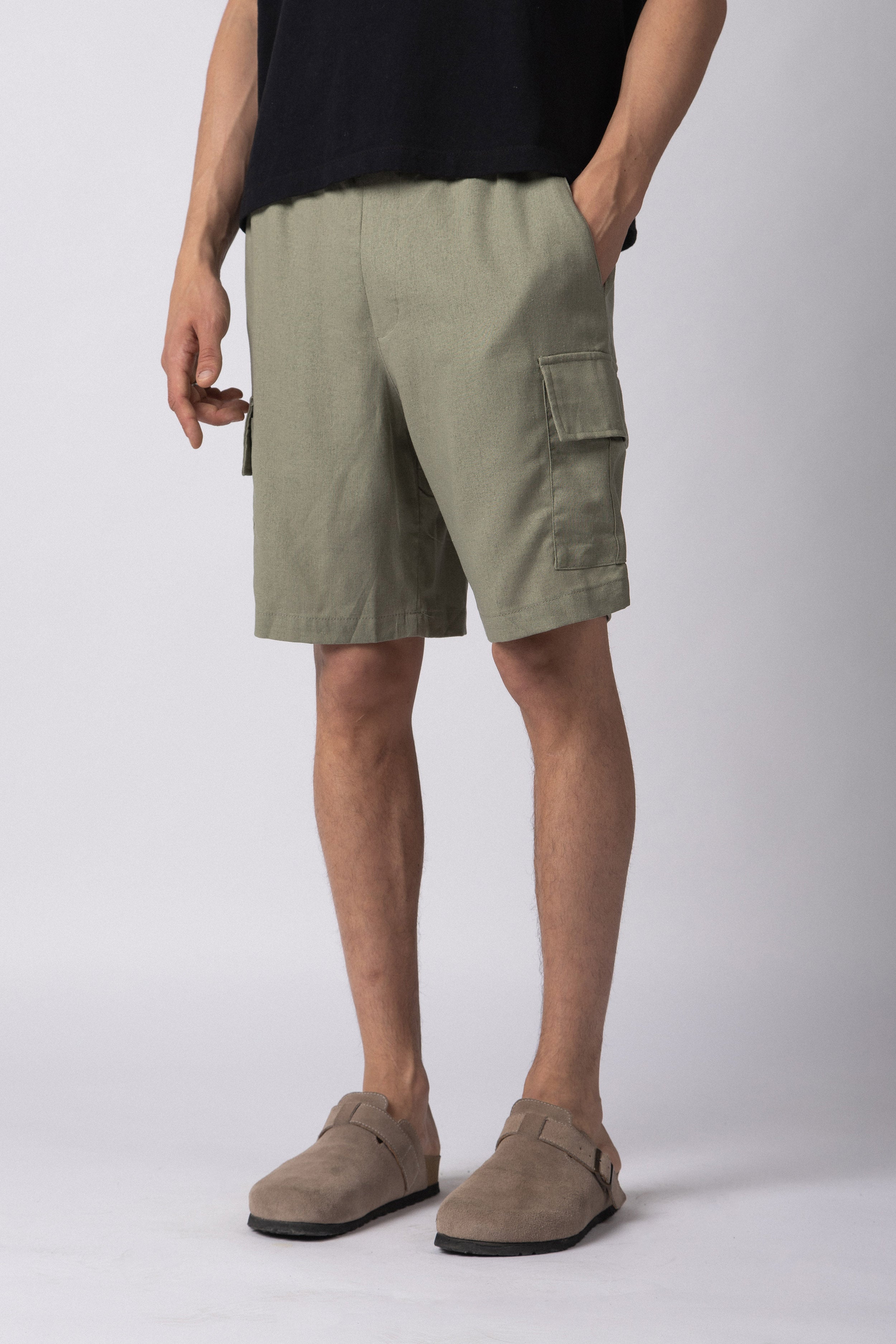 Bermuda Lino Cargo Yuno Militar