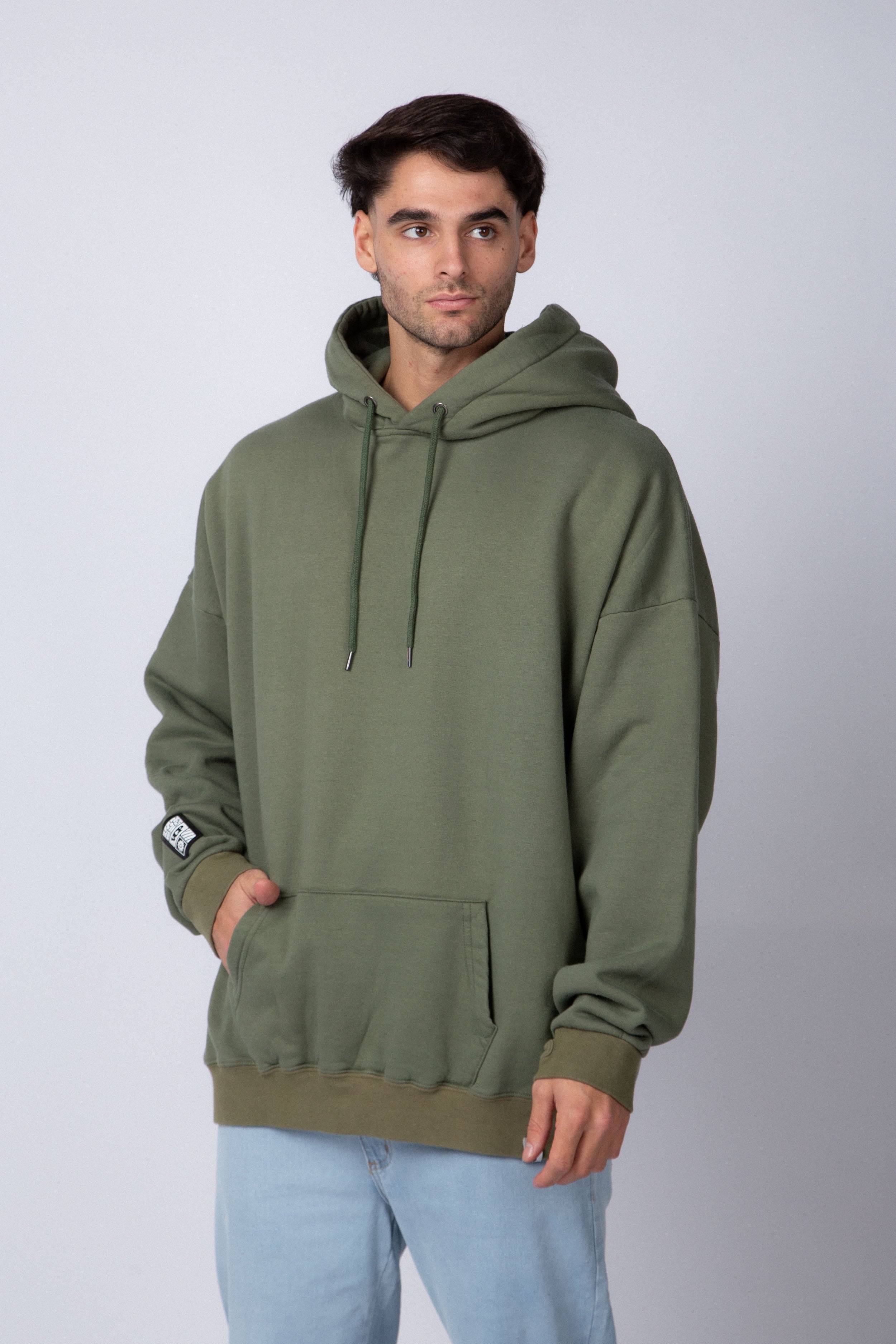 Buzo Canguro Over Regh Militar