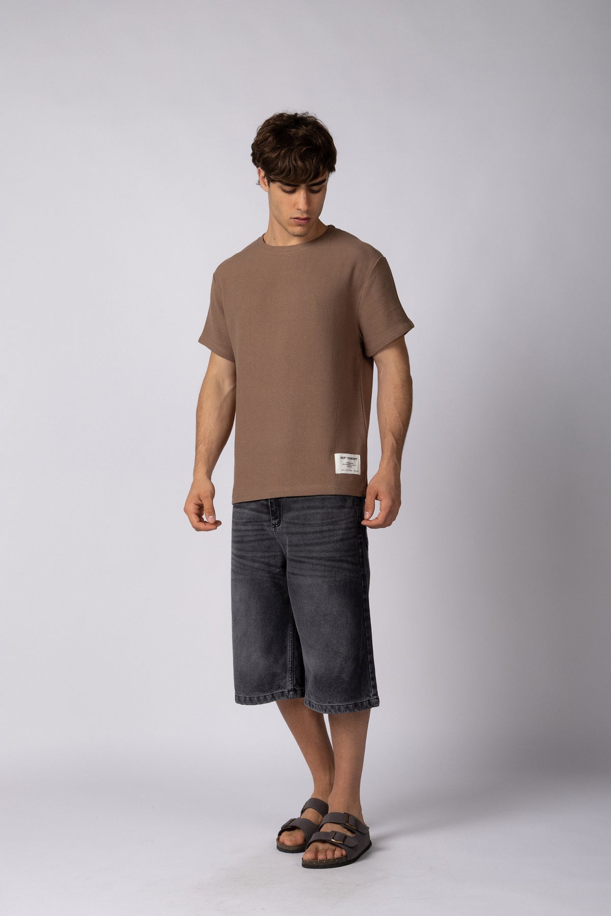 Remera Lino Giel Moka