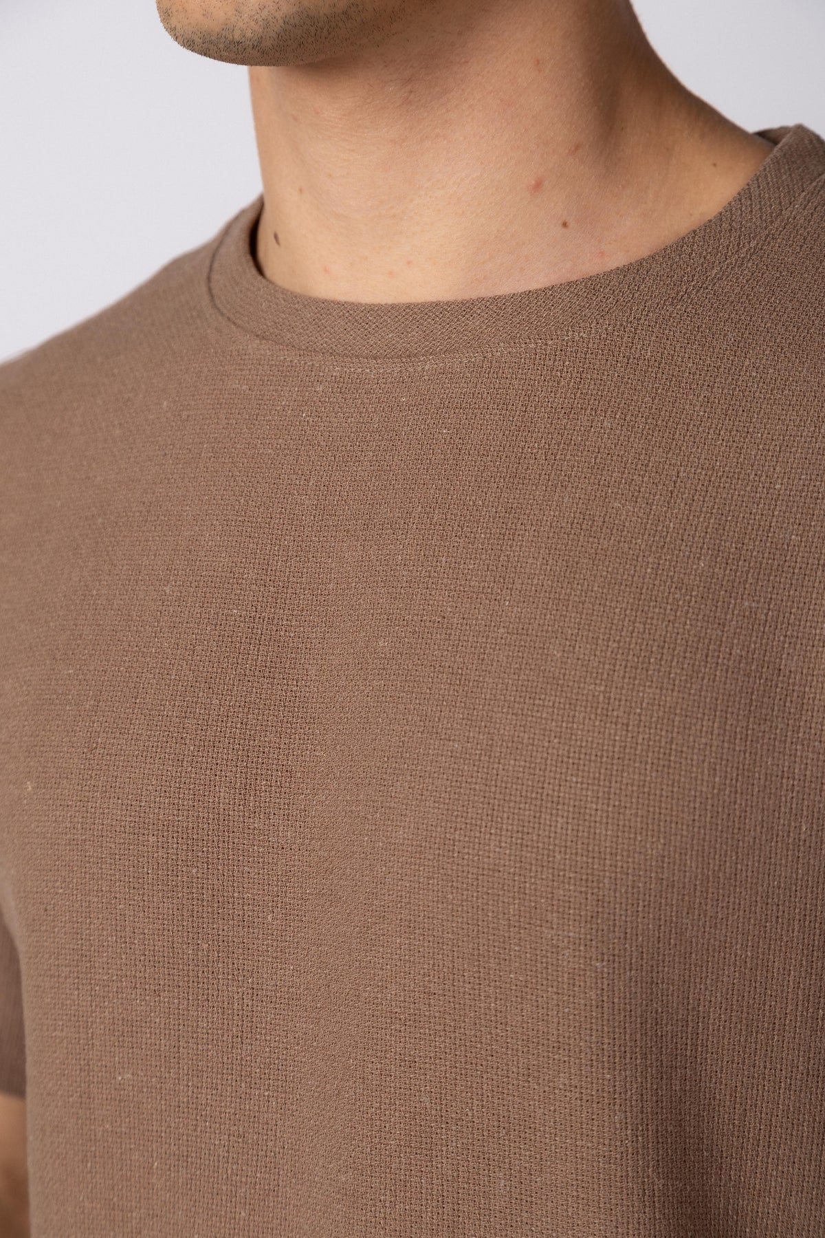 Remera Lino Giel Moka