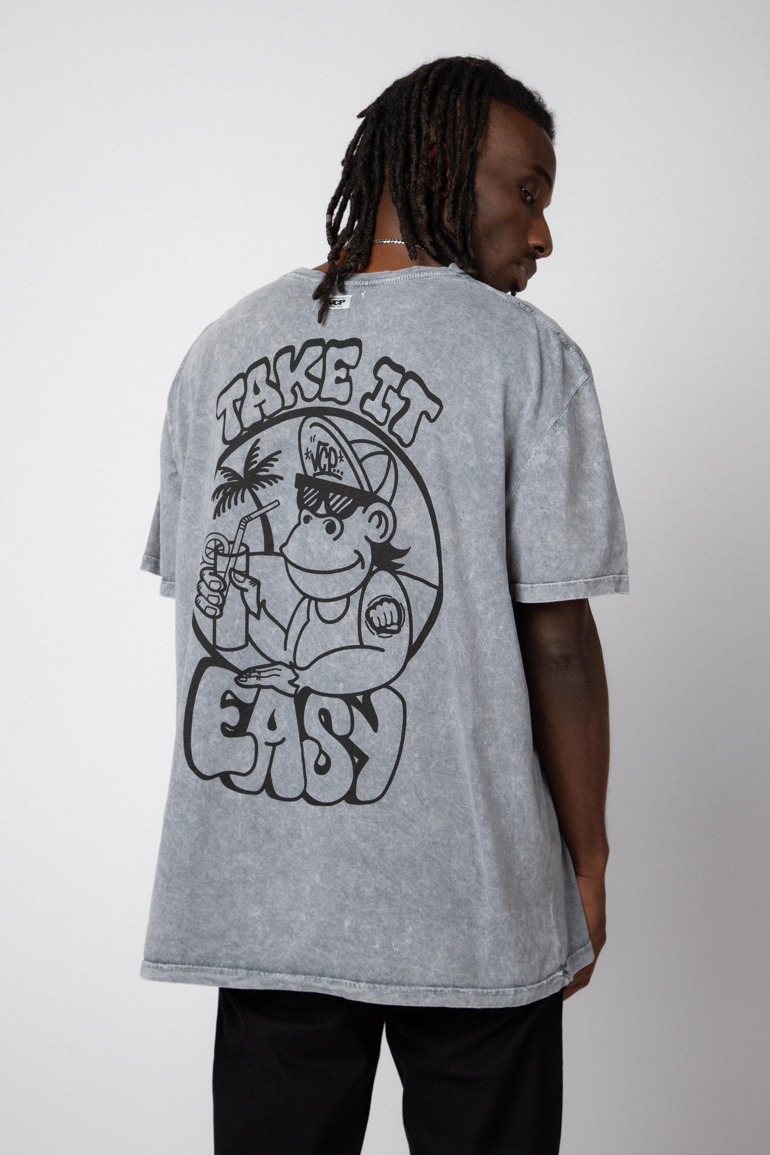 Remera DB Mono Gris