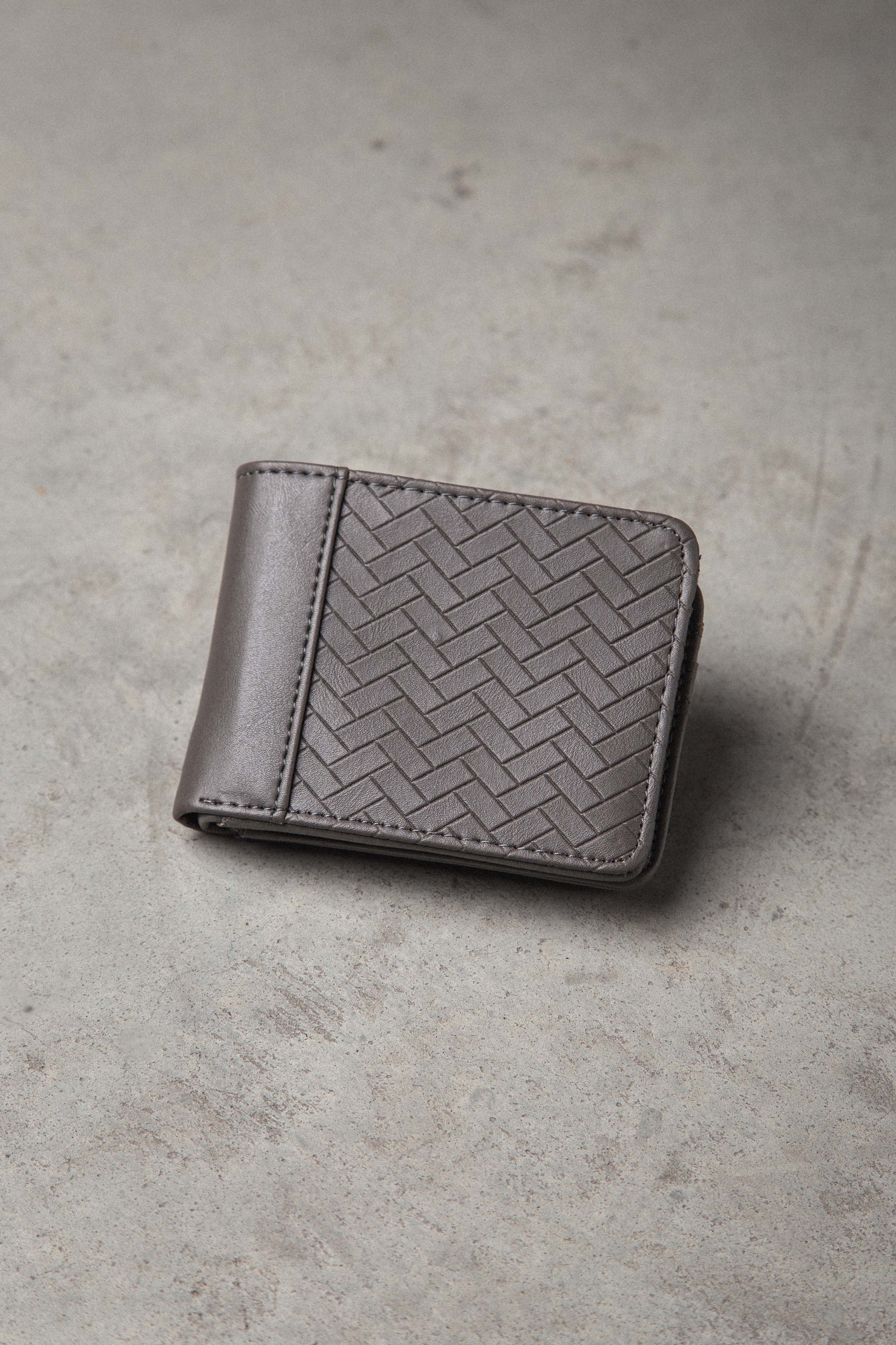 Billetera Mudd Gris