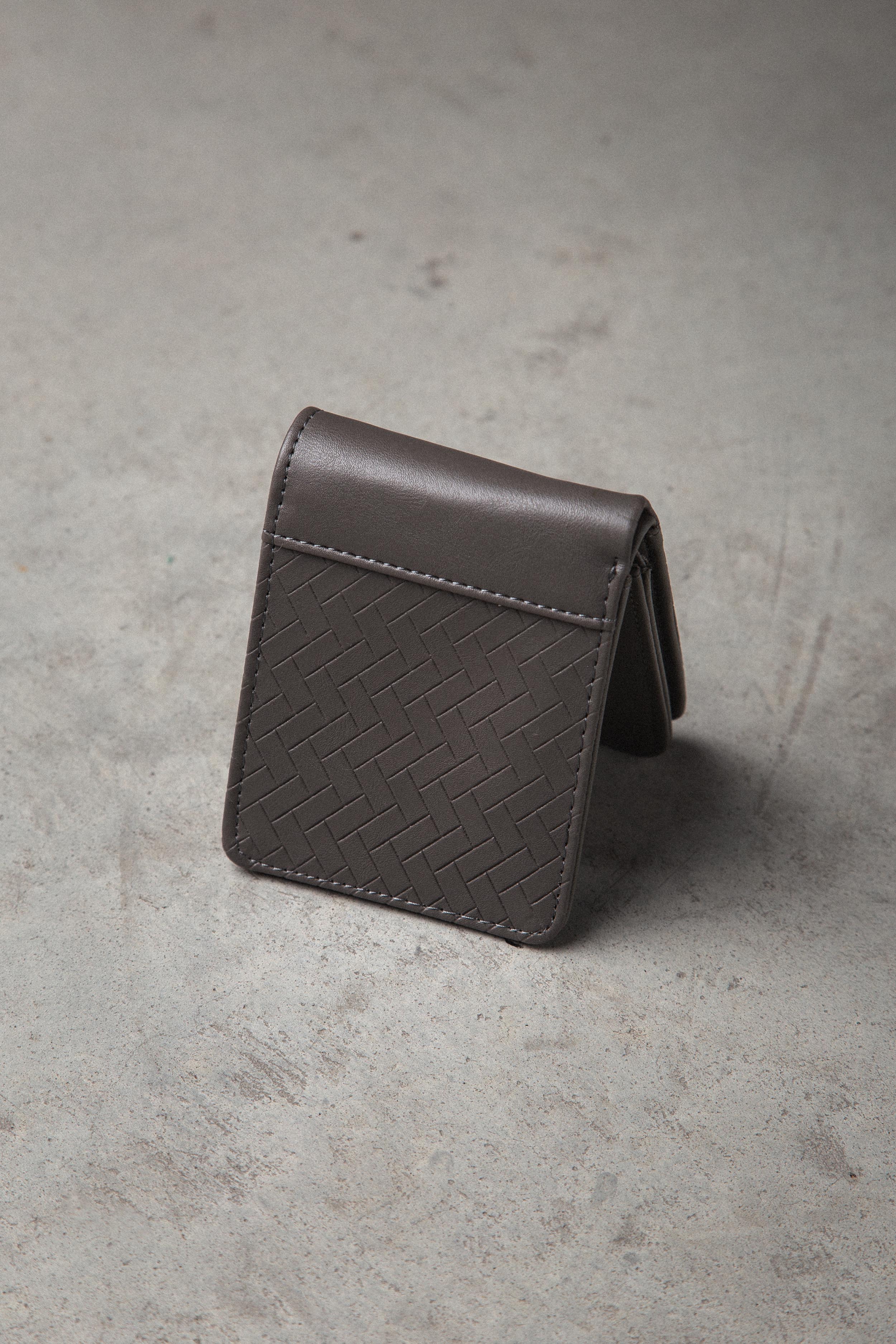 Billetera Mudd Gris