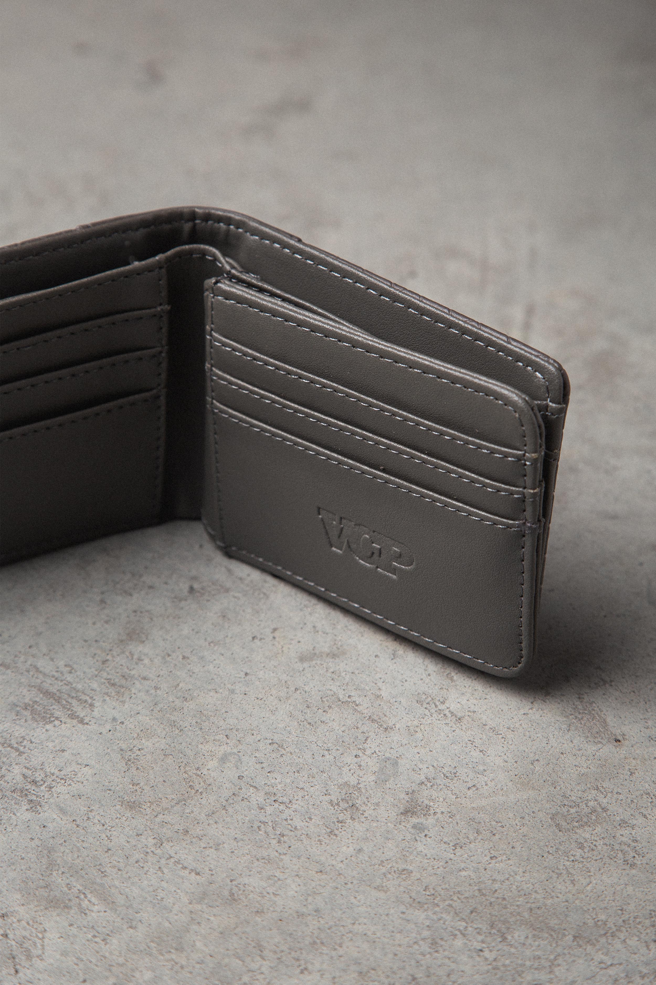 Billetera Mudd Gris