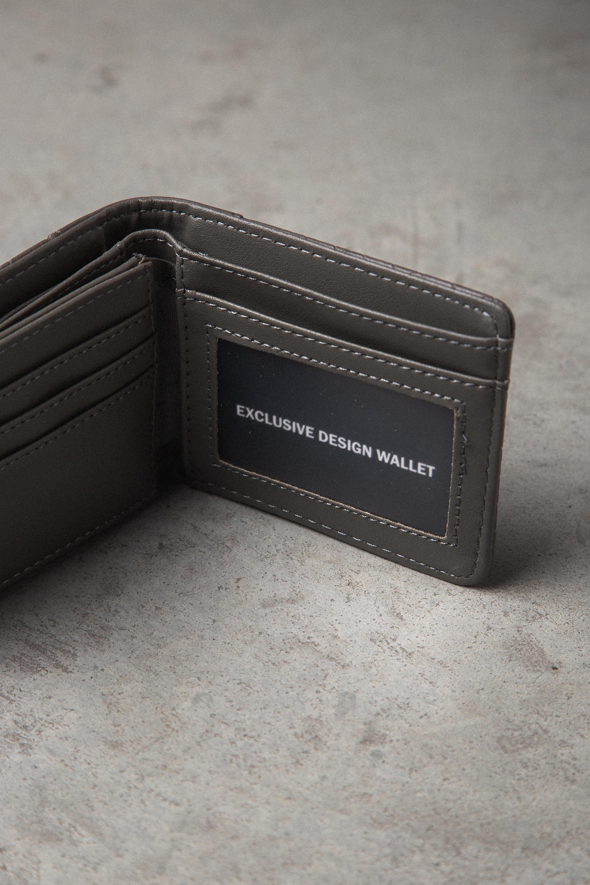 Billetera Mudd Gris