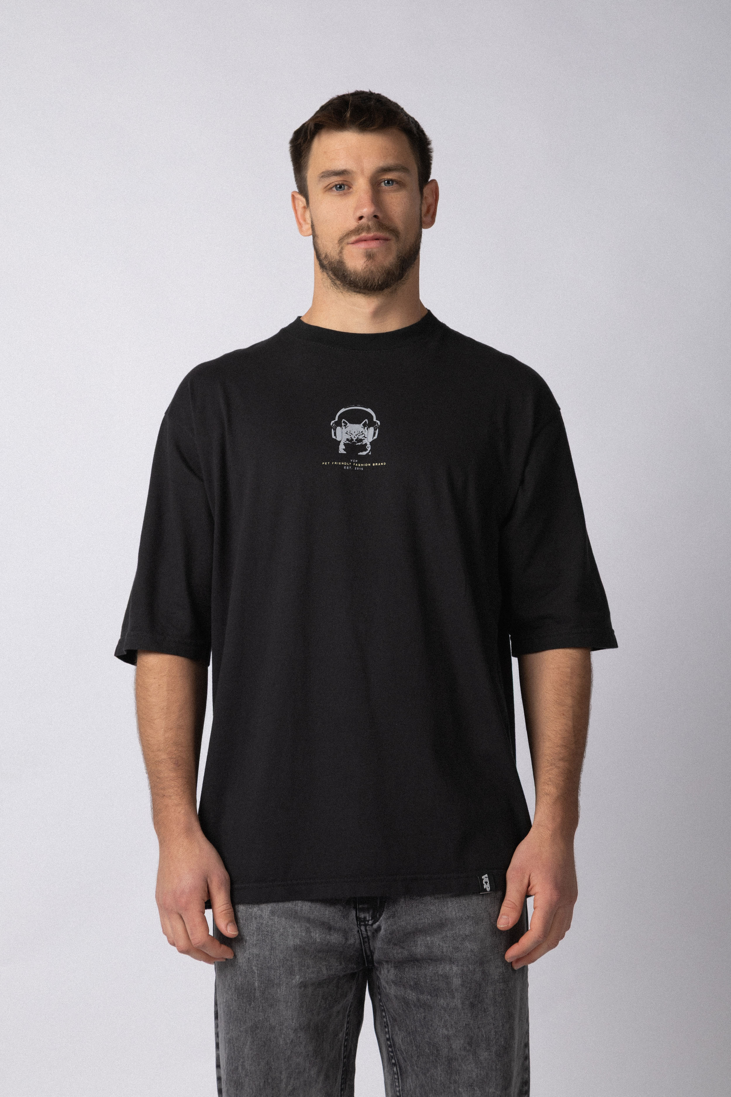 Remera Over Taz Murder Negra