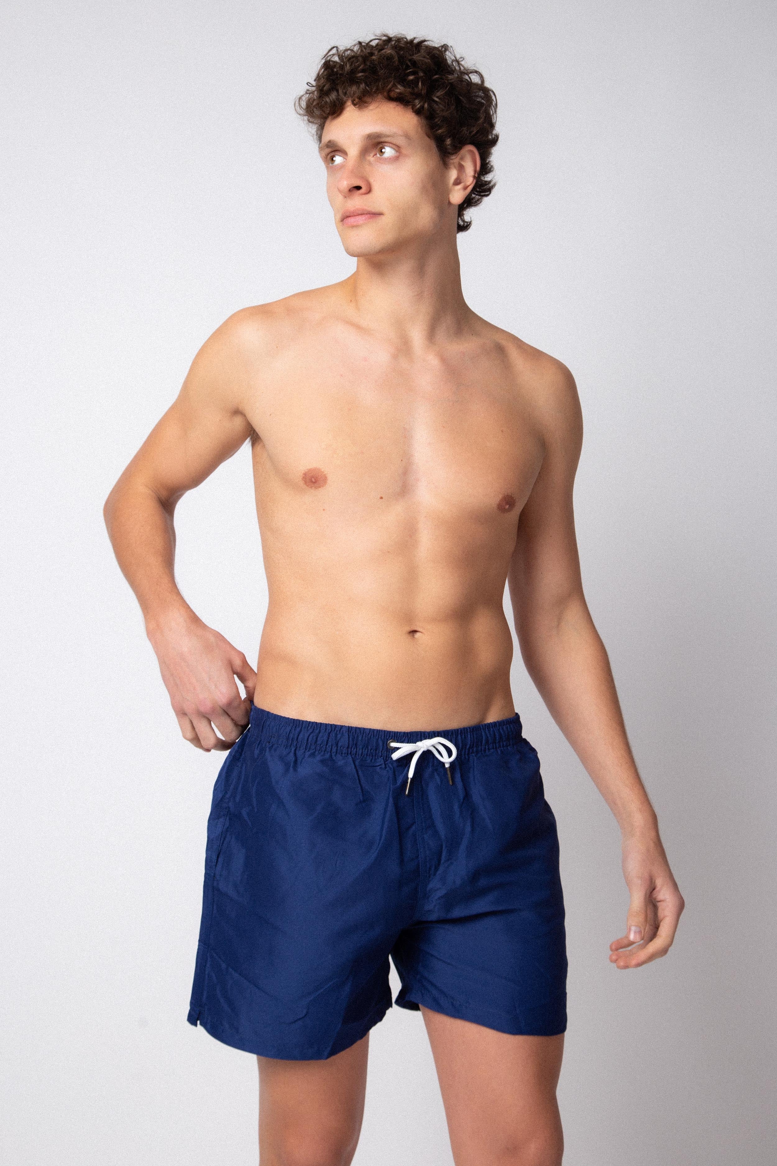 Traje de Baño Solid Blue II