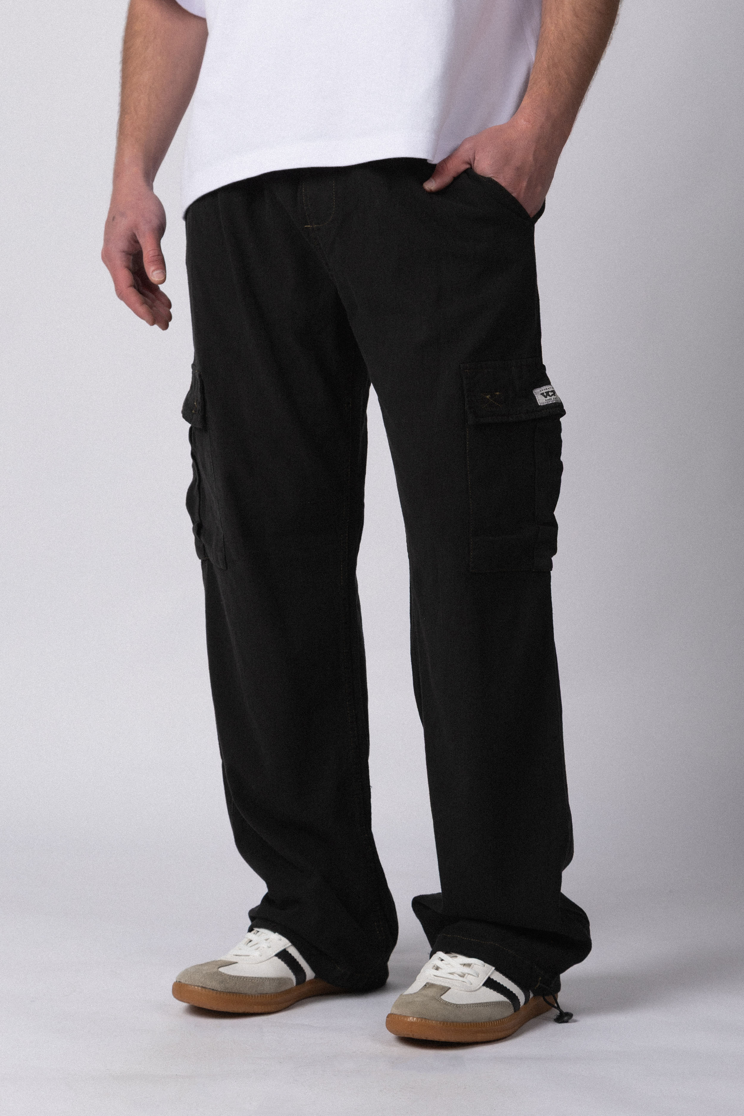 Pantalon Cargo Lino Taro NB